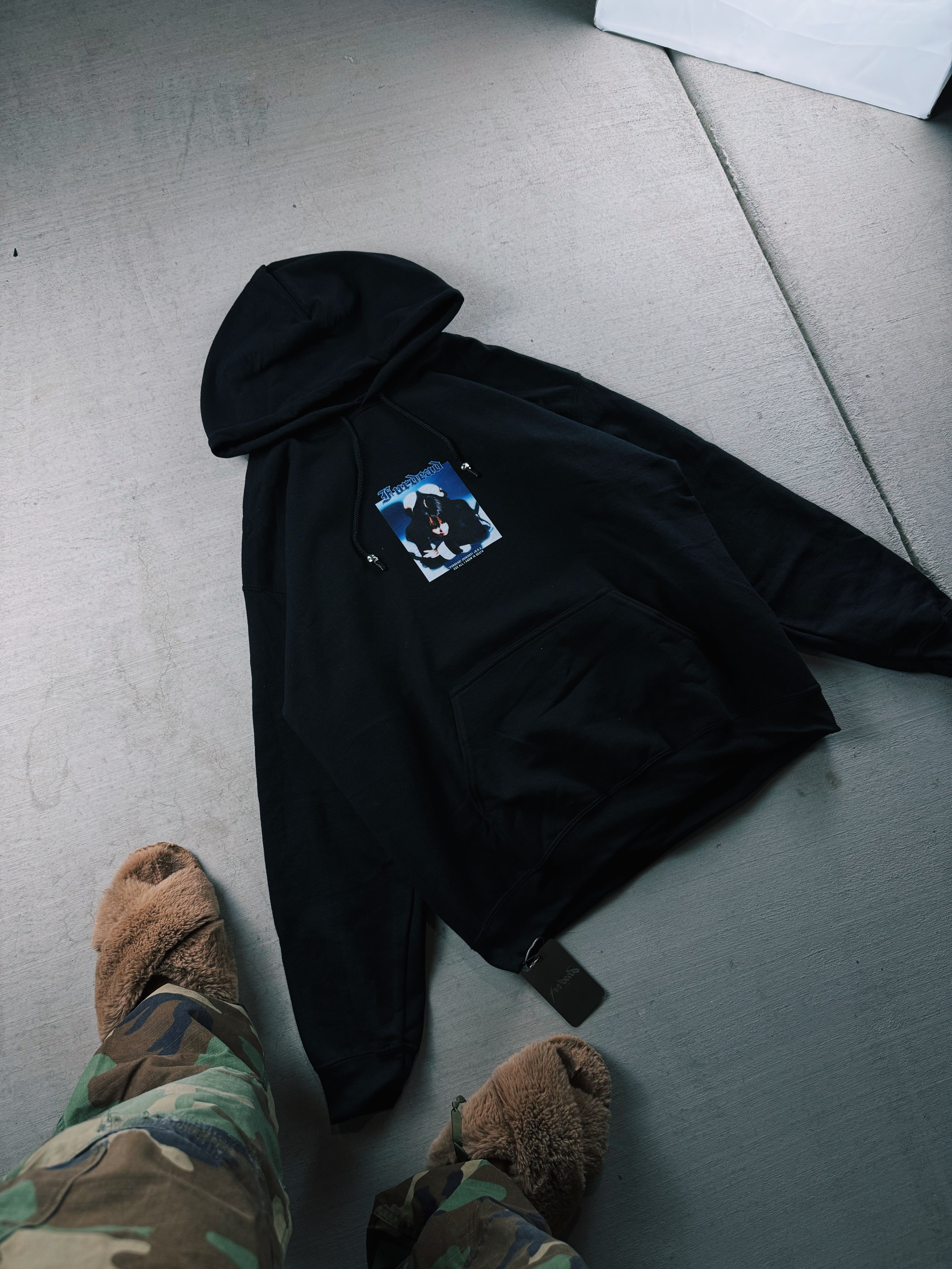 Sudadera con capucha Lust negra