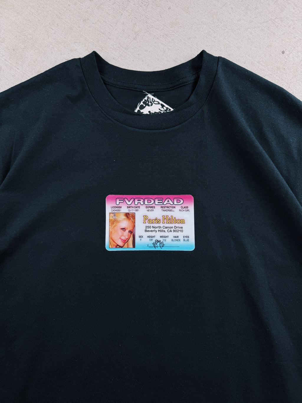 Camiseta negra Paris ID