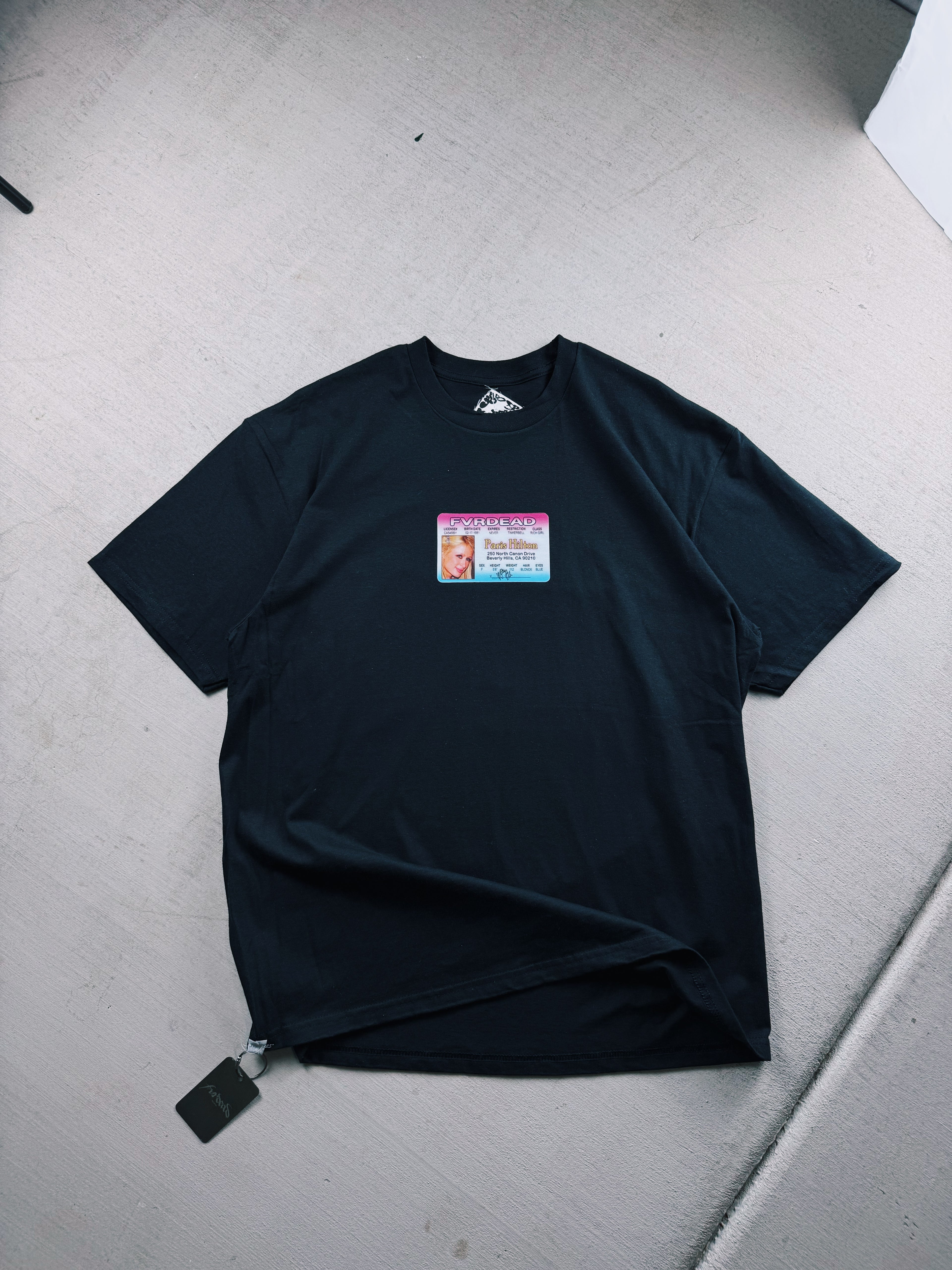 Camiseta negra Paris ID