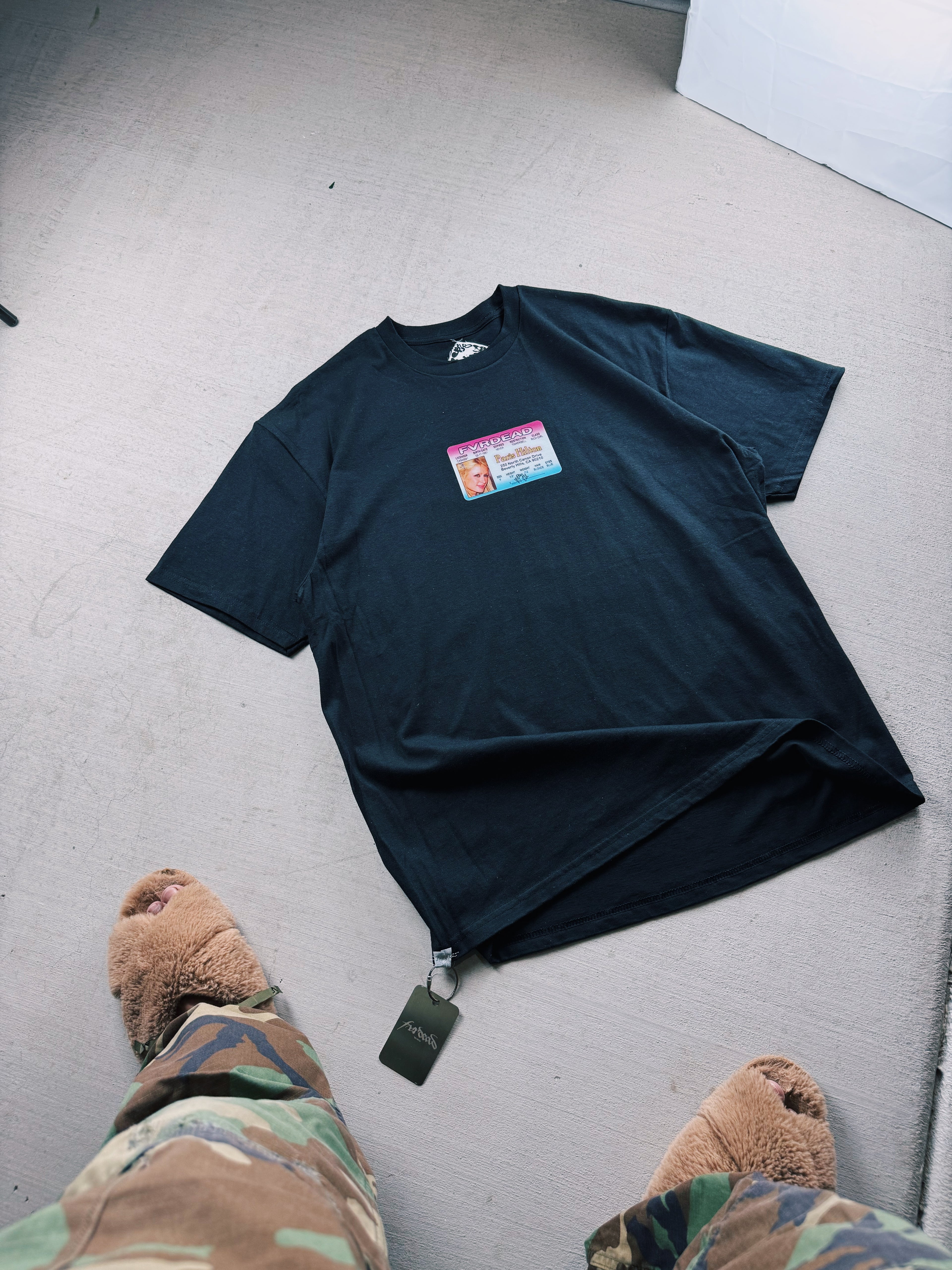 Camiseta negra Paris ID