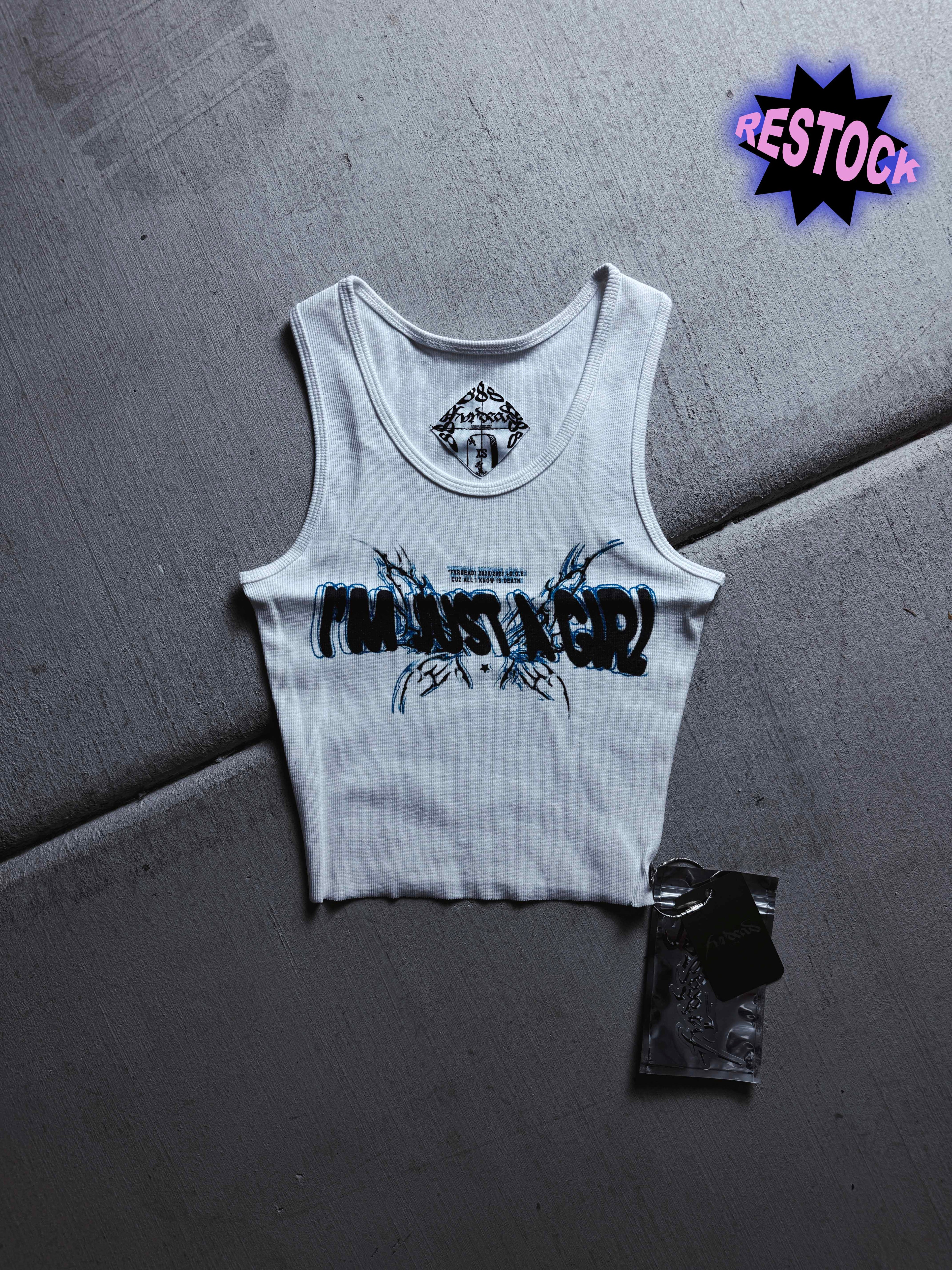 I'm Just a Girl Tank Top V2