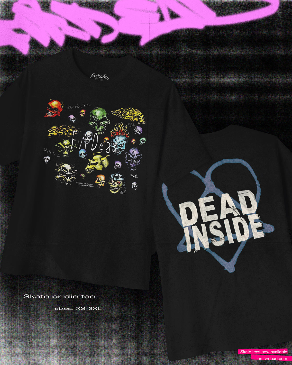 Skate or die v1.2 tee