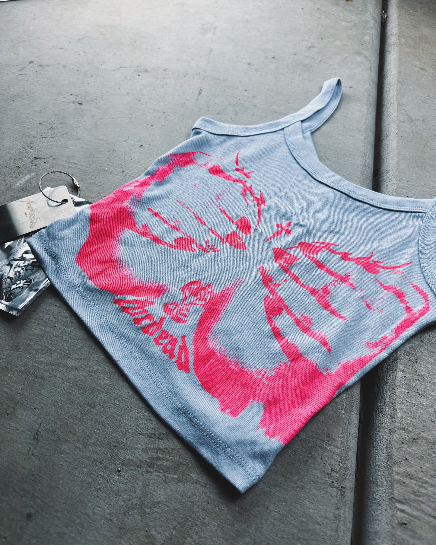 Tatted Ribs strap tee