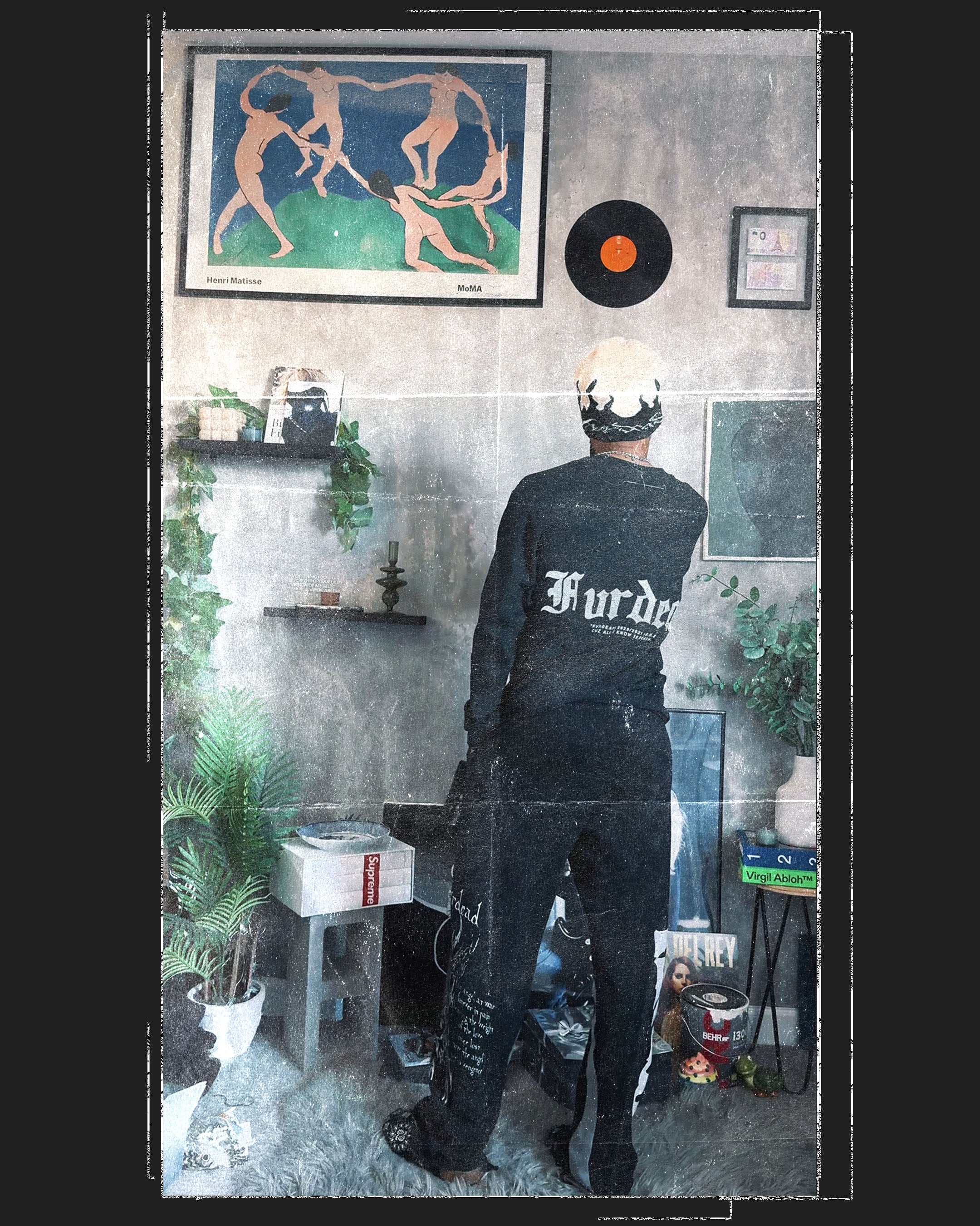 Angels cry too... Black longslevee tee