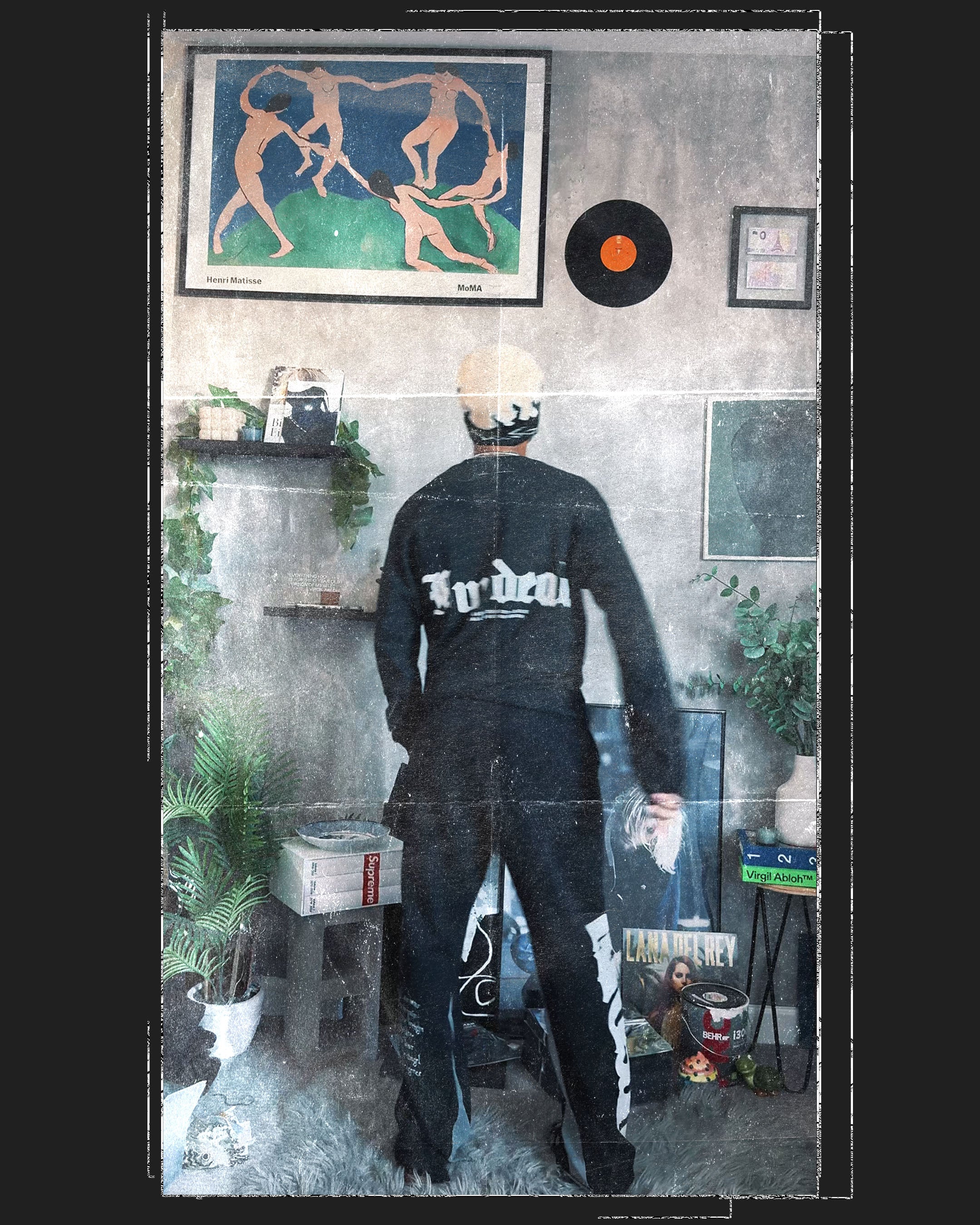 Angels cry too... Black longslevee tee