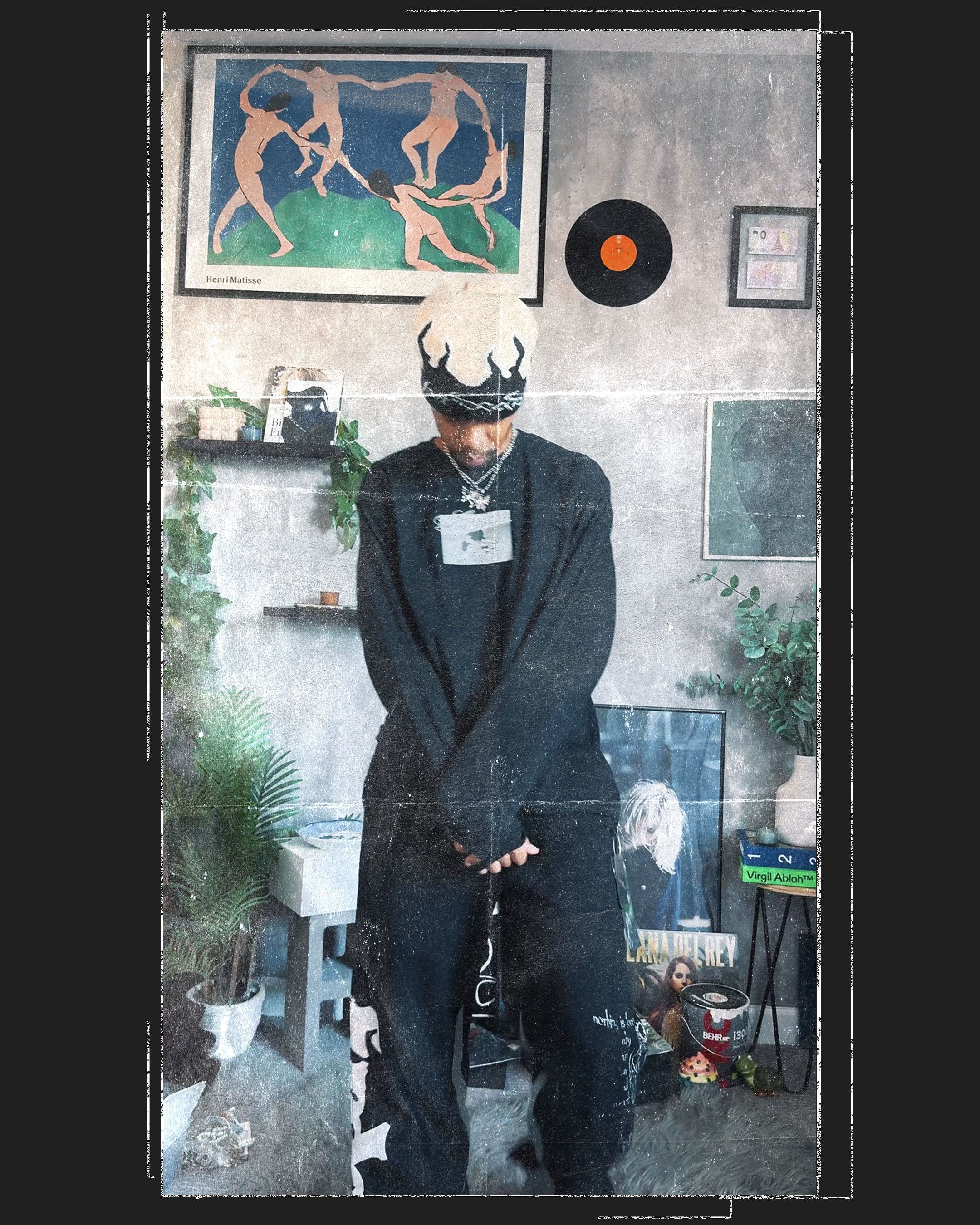 Angels cry too... Black longslevee tee