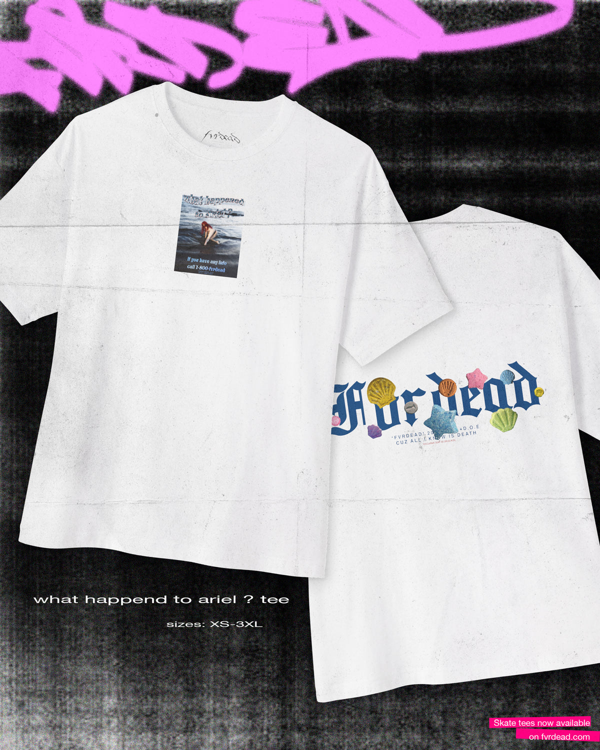 what happened to Ariel ? White Tee v1.2