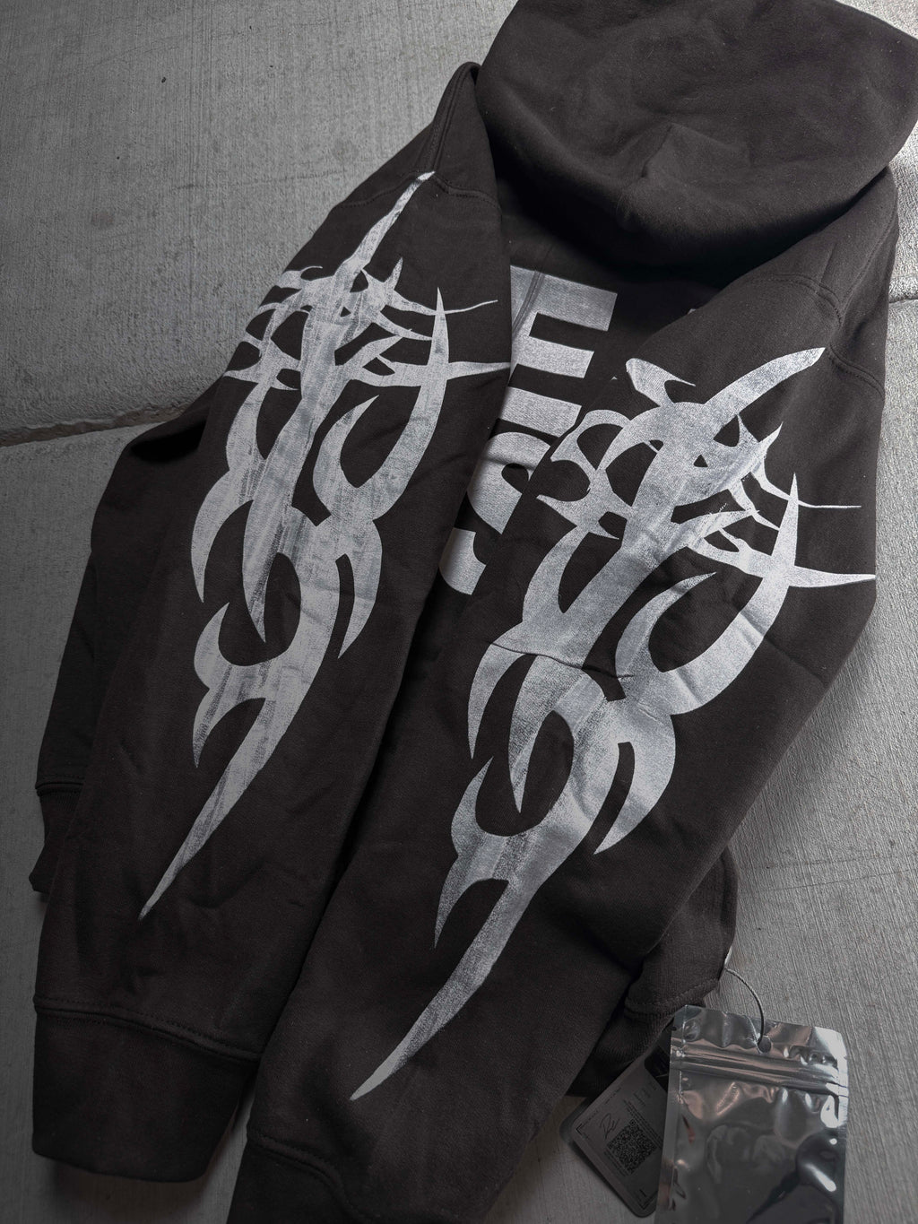 Mentally Screwed Skull Brown hoodie