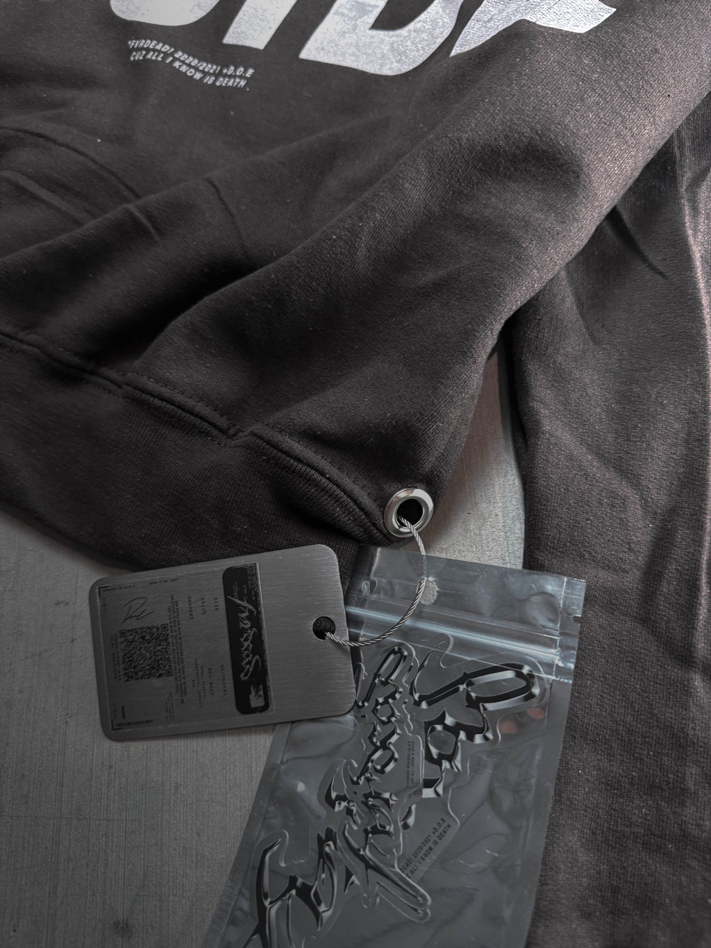 Mentally Screwed Skull Brown hoodie