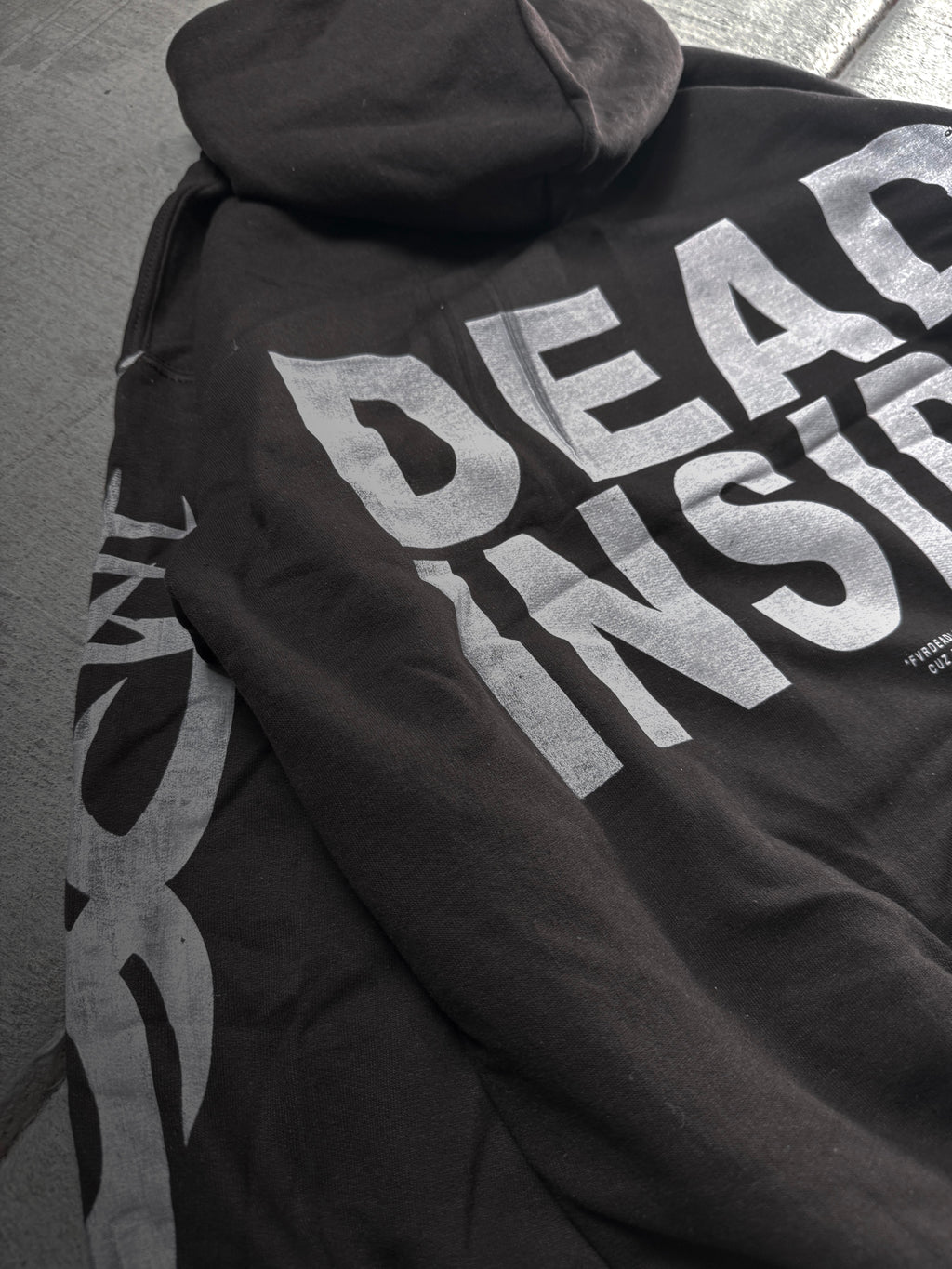 Mentally Screwed Skull Brown hoodie