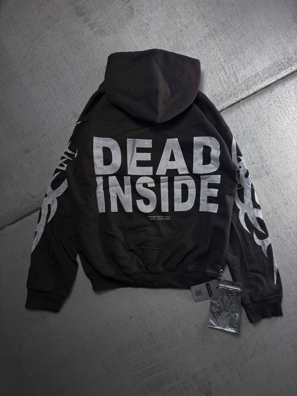 Mentally Screwed Skull Brown hoodie