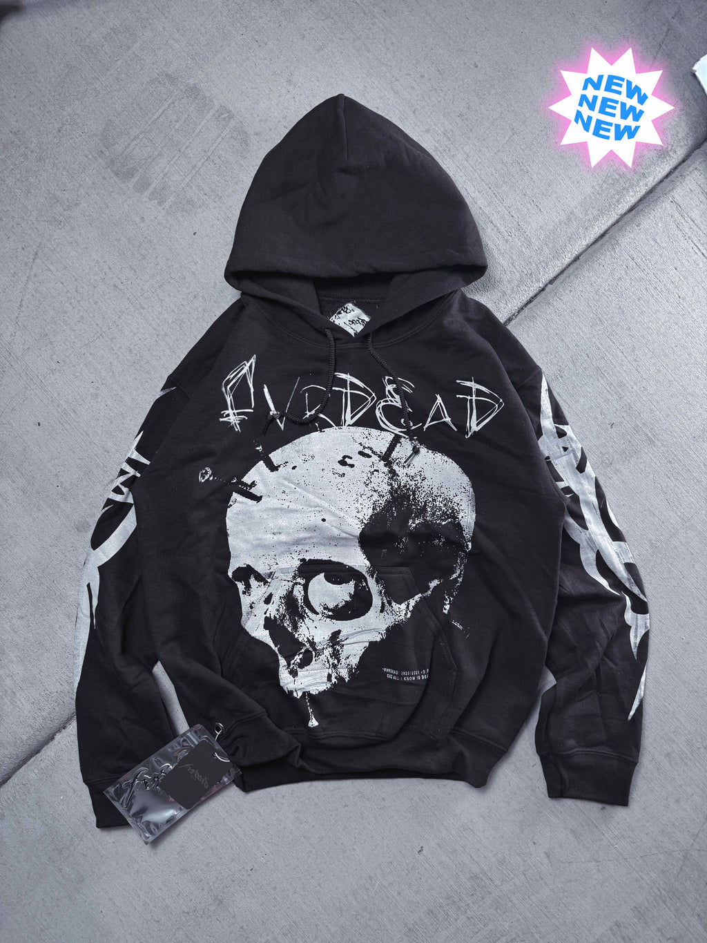 Mentally Screwed Skull Brown hoodie
