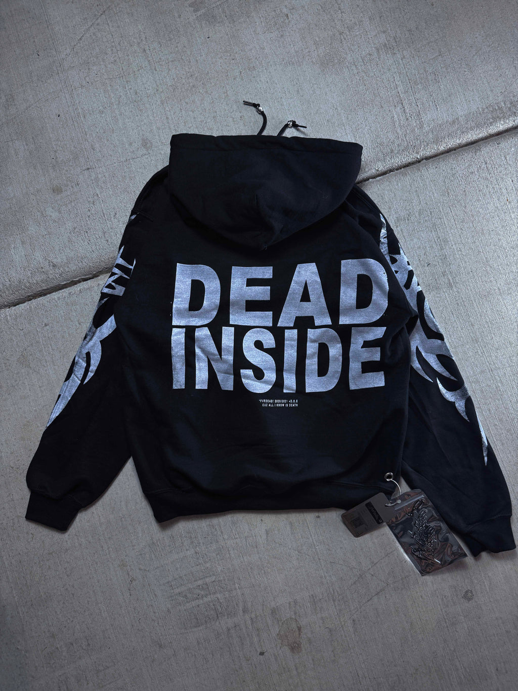 Mentally Screwed Skull Black hoodie