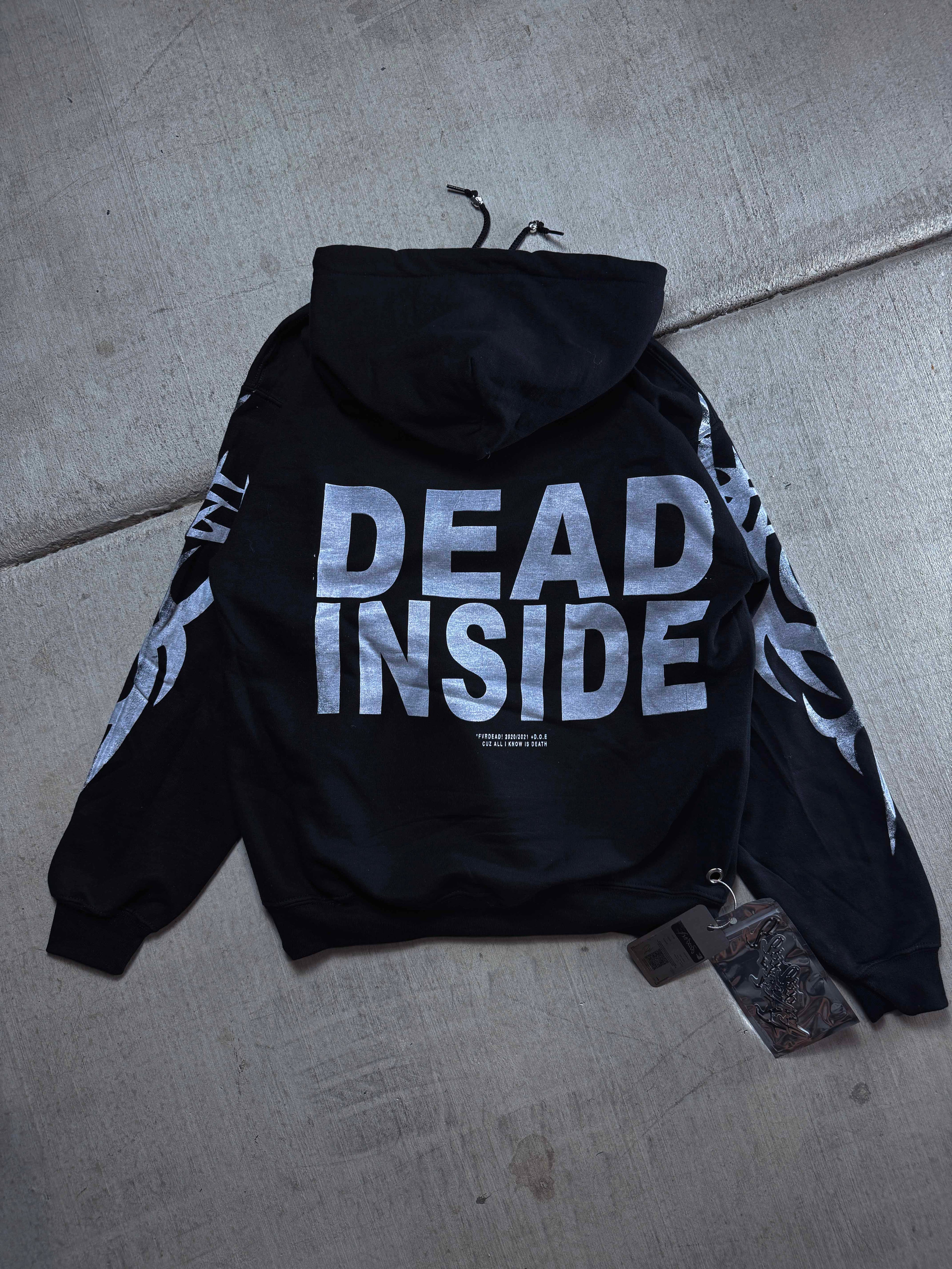 Mentally Screwed Skull Black hoodie