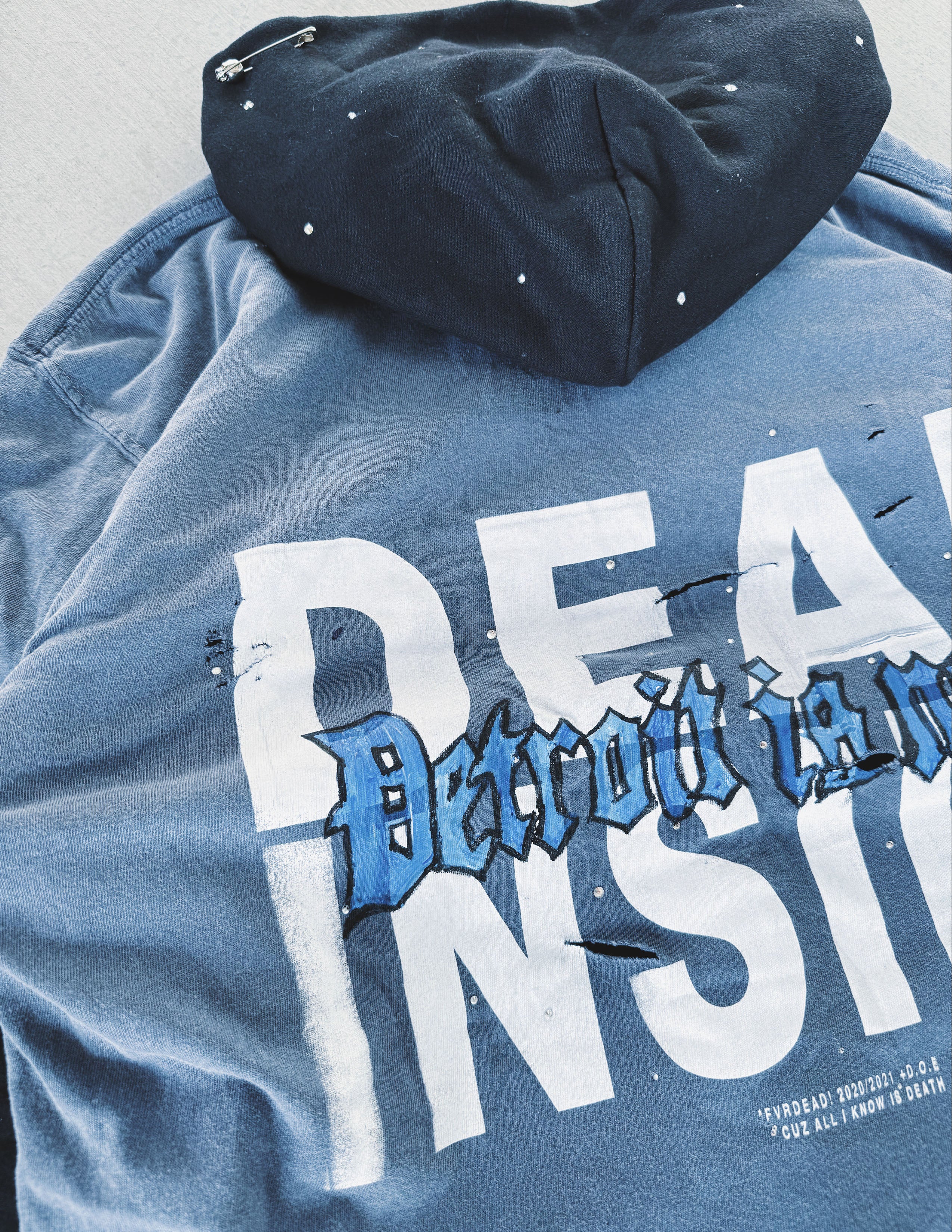 #1 vintage 1 of 1 upcycled hoodie