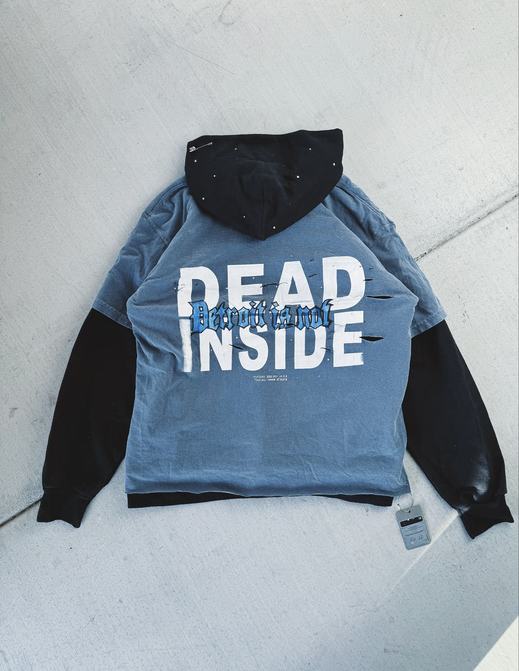 #1 vintage 1 of 1 upcycled hoodie