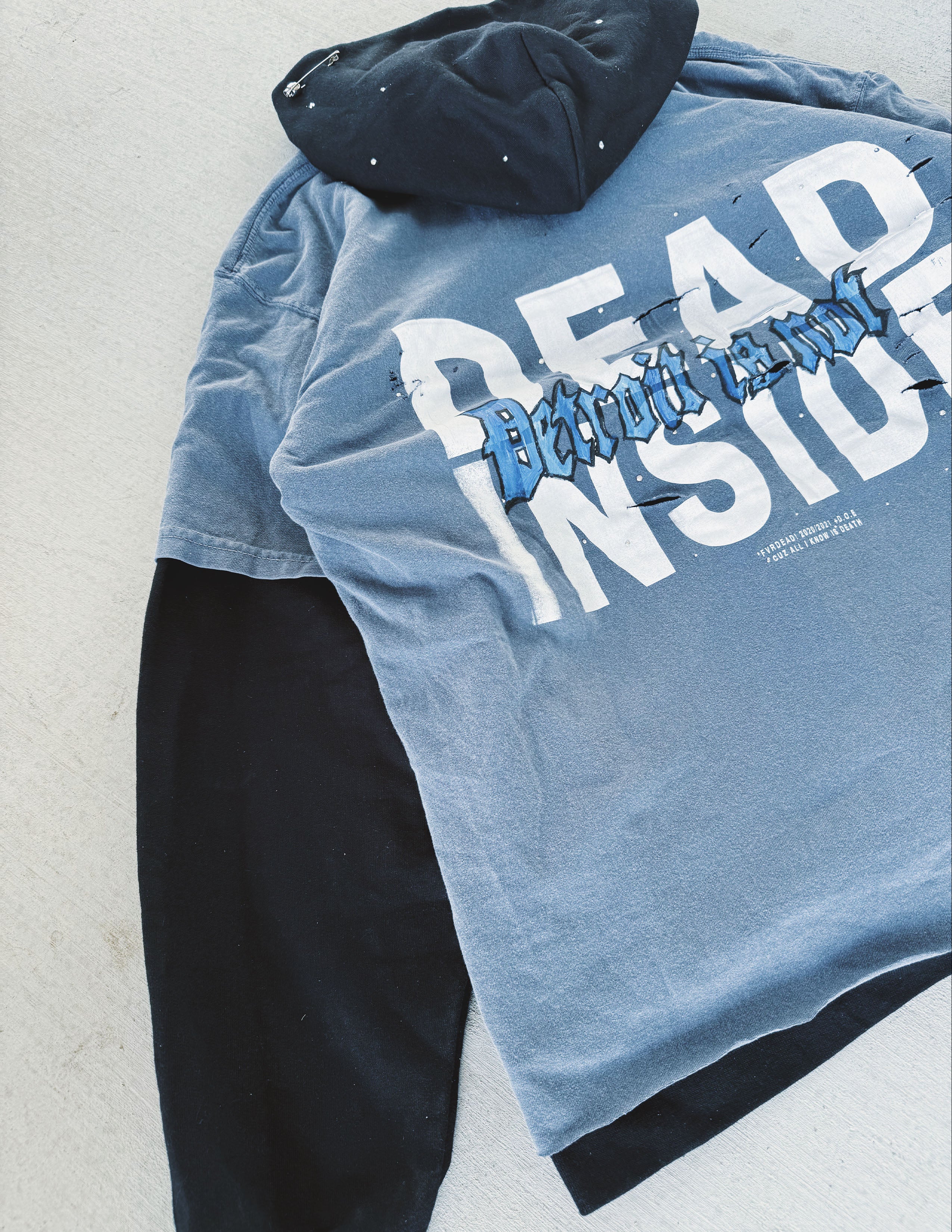 #1 vintage 1 of 1 upcycled hoodie