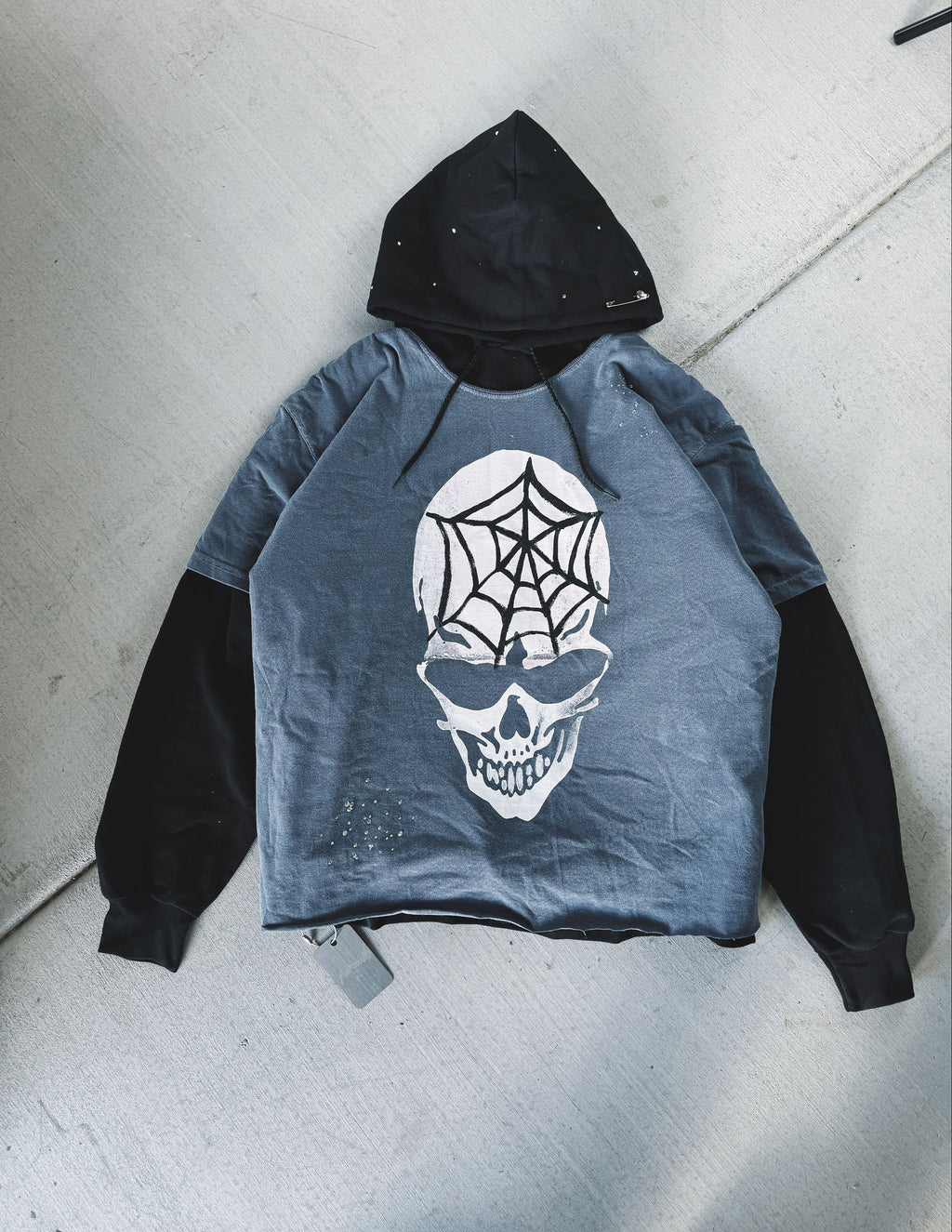 #1 vintage 1 of 1 upcycled hoodie