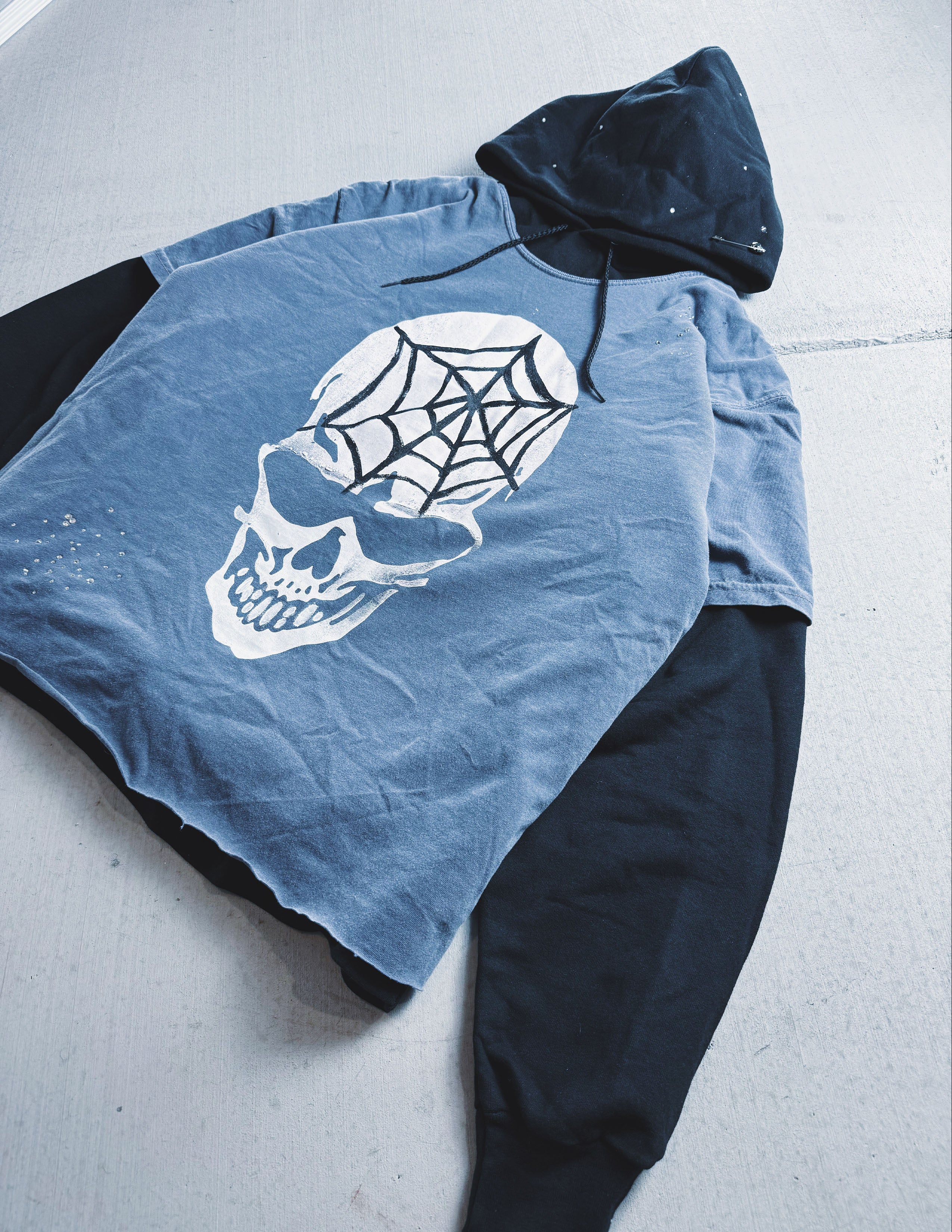 #1 vintage 1 of 1 upcycled hoodie