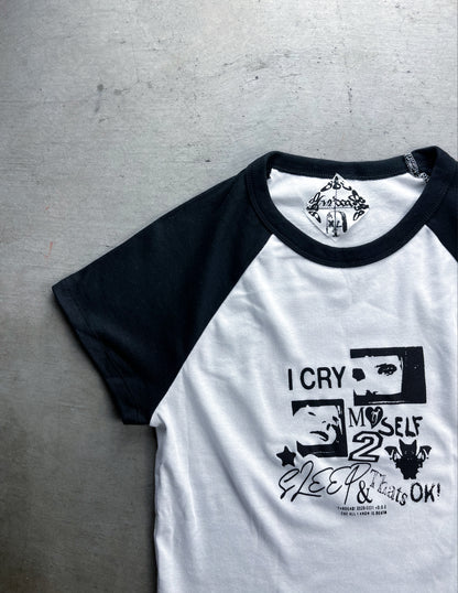 I cry myself 2 sleep baby tee