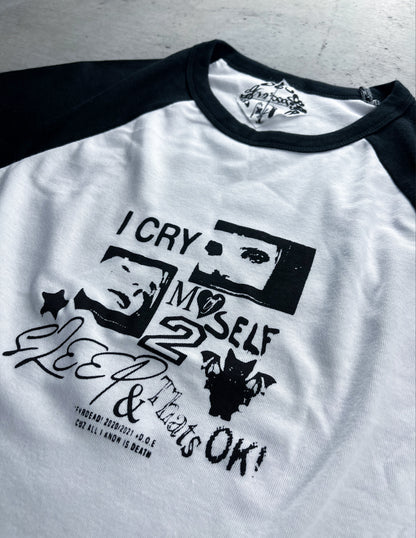 I cry myself 2 sleep baby tee