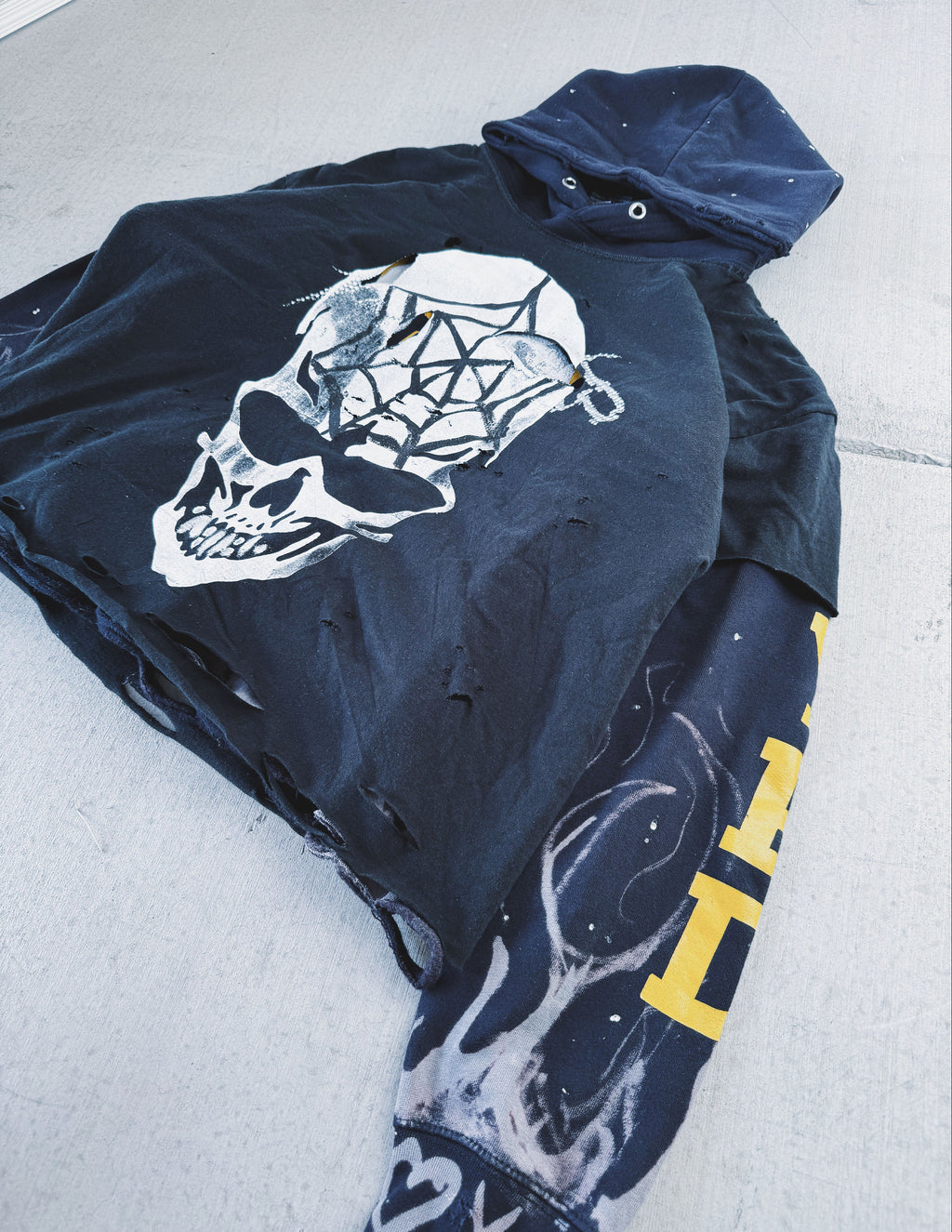 #6 NYPD 1 of 1 upcycled hoodie