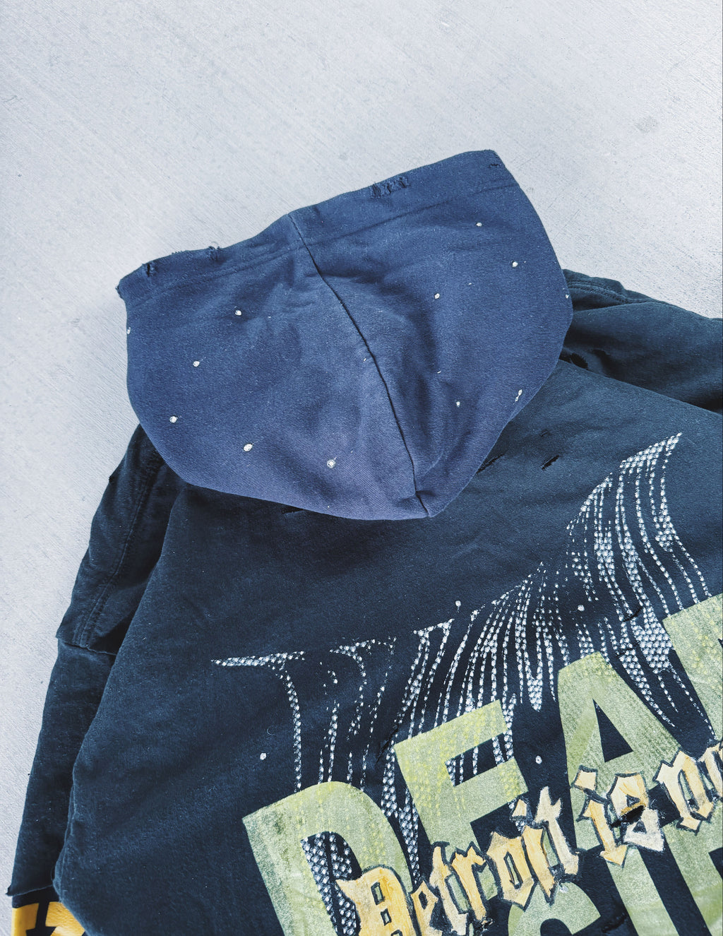 #6 NYPD 1 of 1 upcycled hoodie