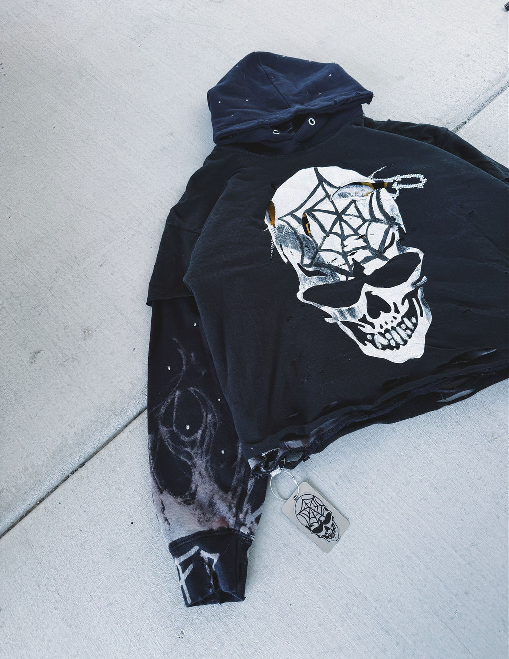 #6 NYPD 1 of 1 upcycled hoodie