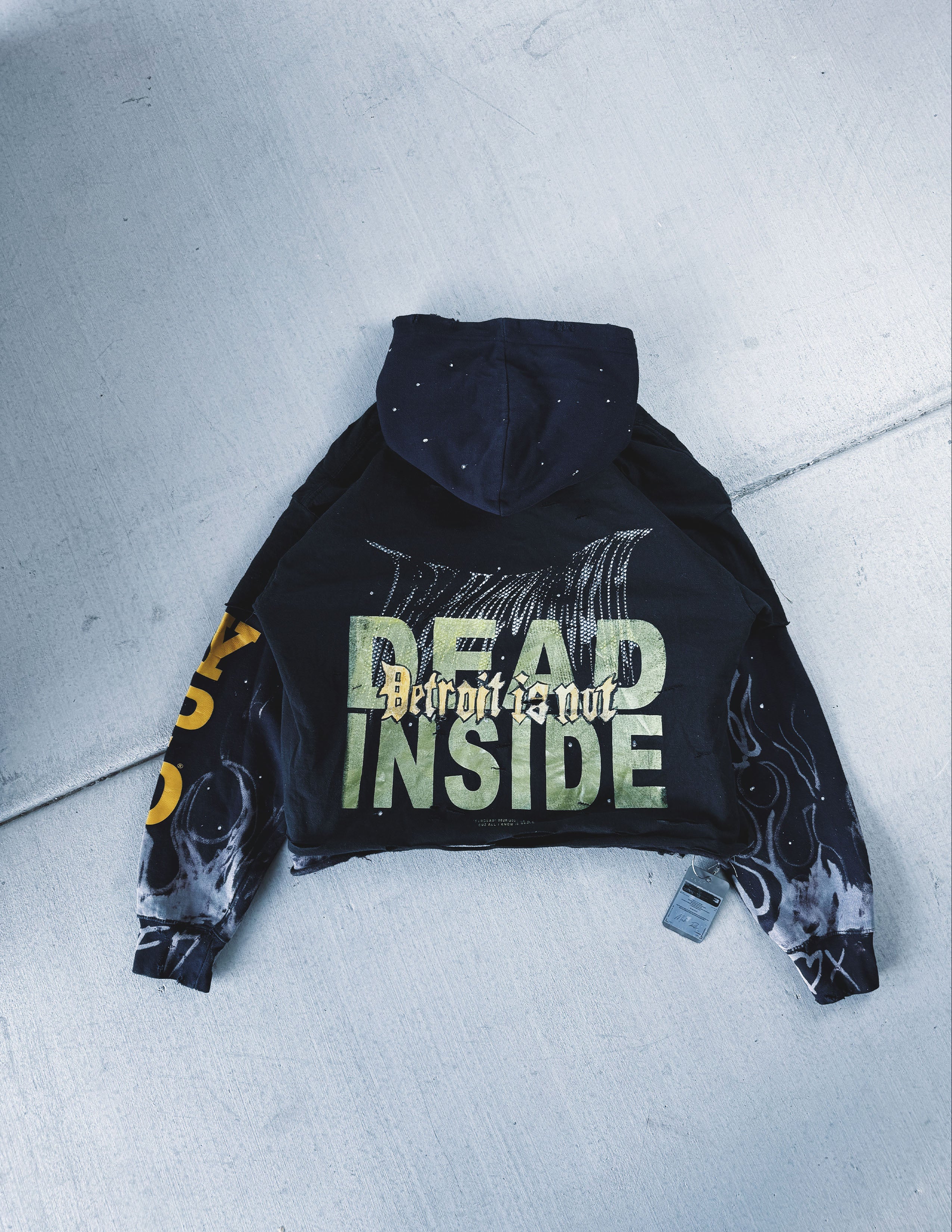 #6 NYPD 1 of 1 upcycled hoodie