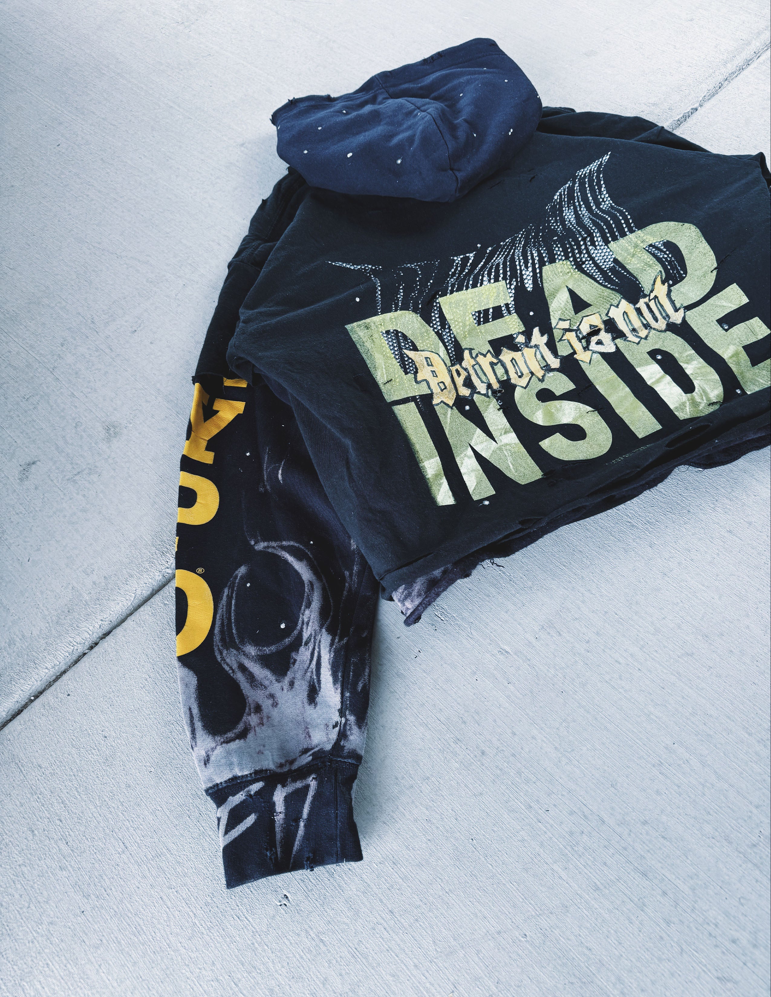 #6 NYPD 1 of 1 upcycled hoodie