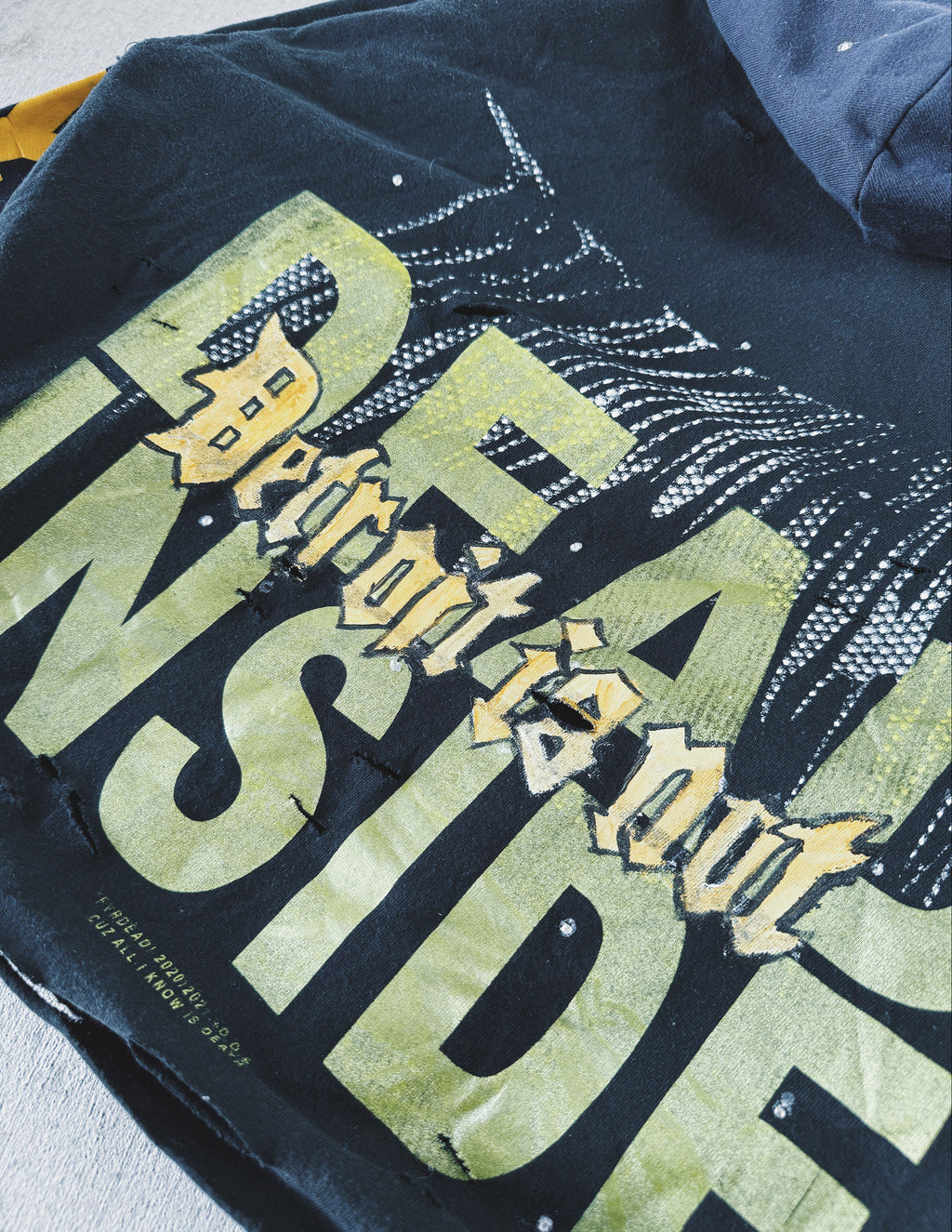 #6 NYPD 1 of 1 upcycled hoodie