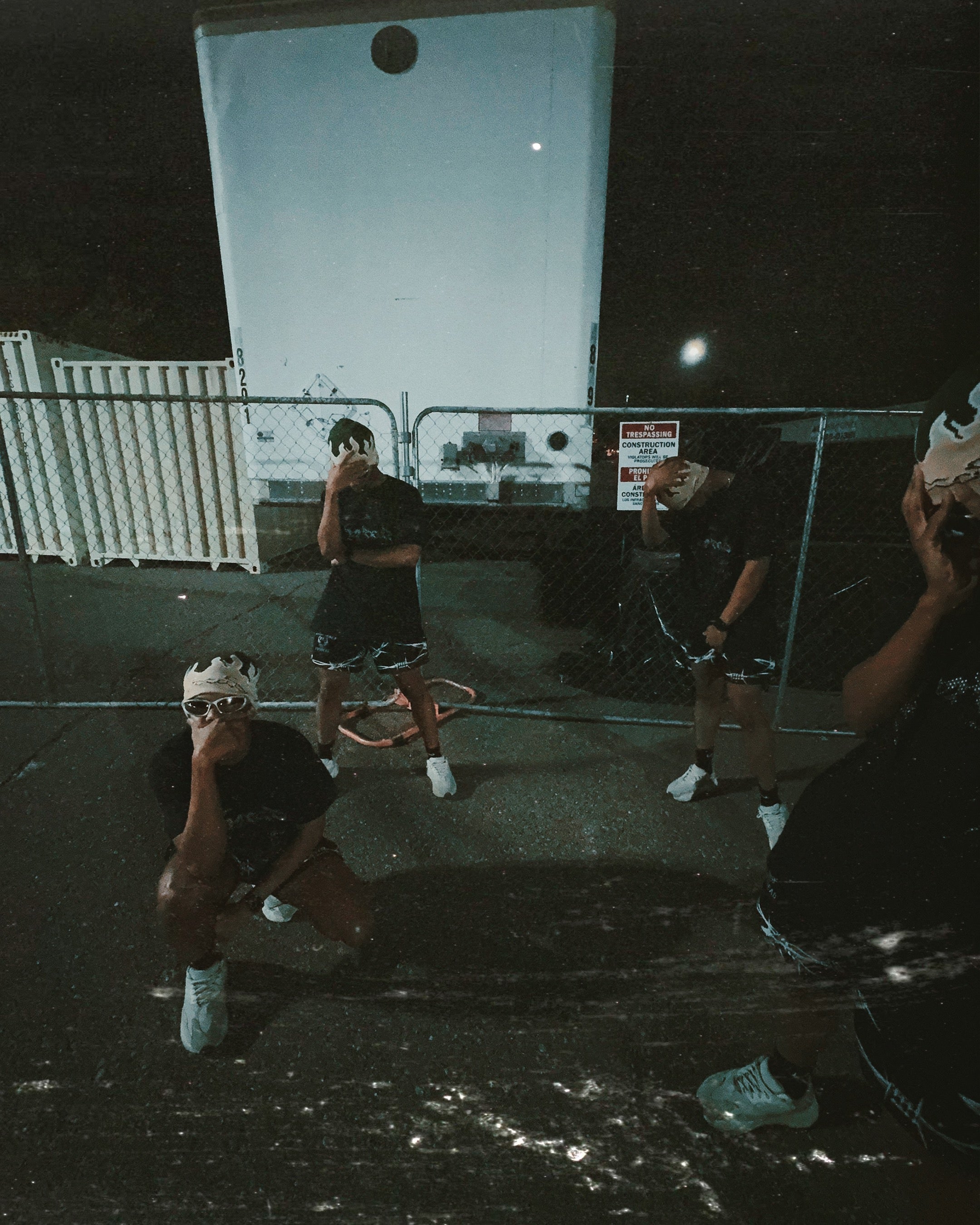 Toxic Moss flame beanie