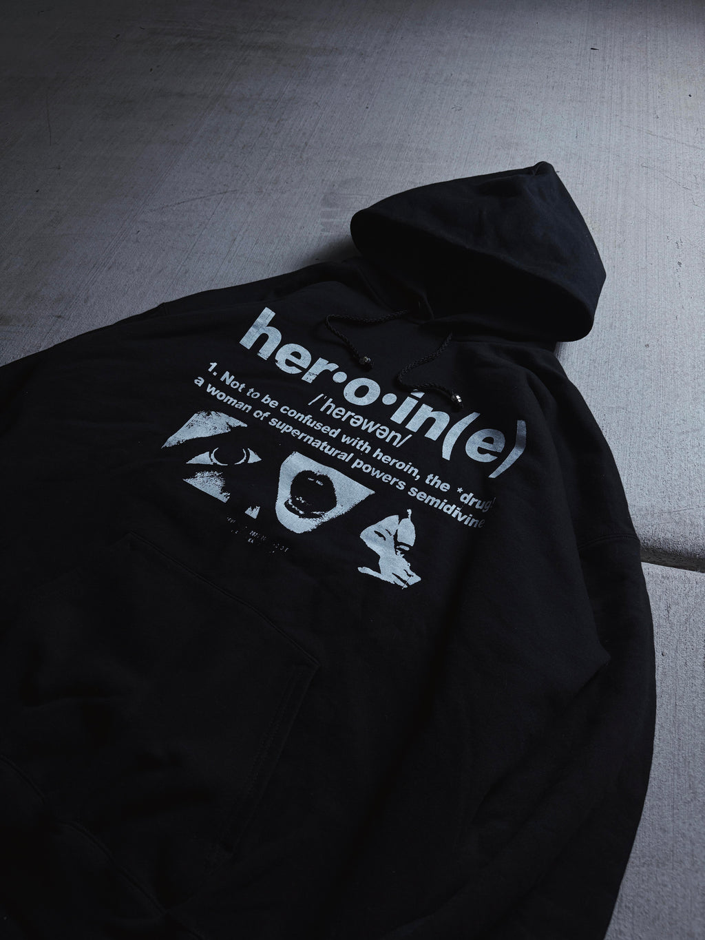 Heroine Black hoodie