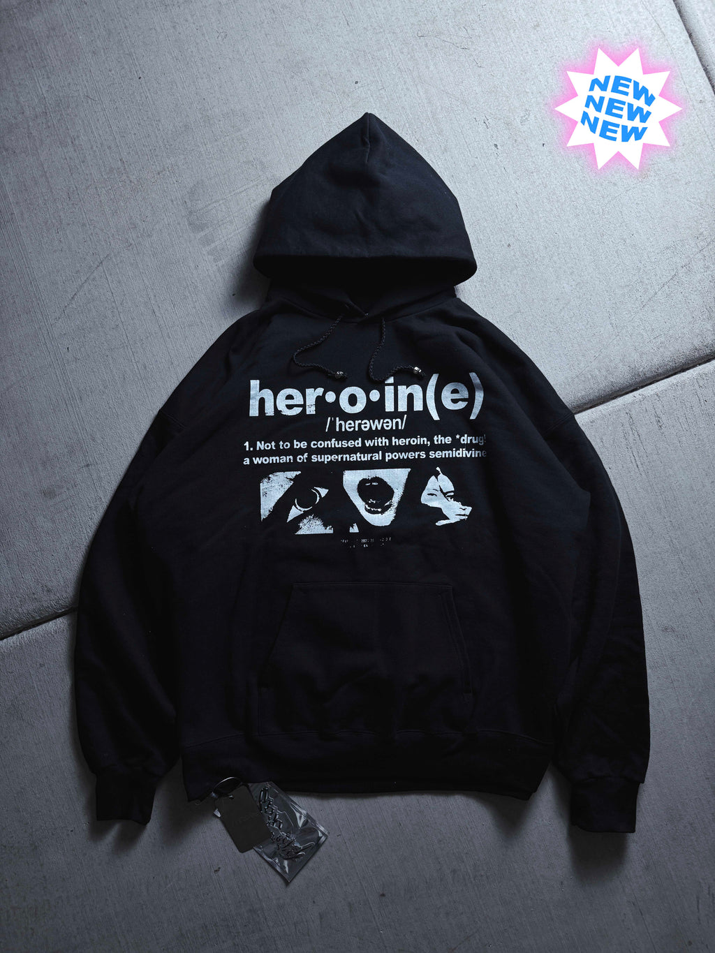 Heroine Black hoodie
