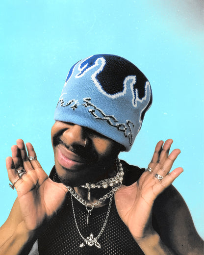 Ice Cold flame beanie