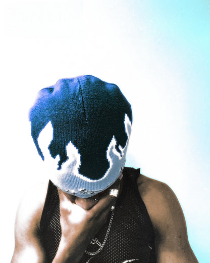 Ice Cold flame beanie
