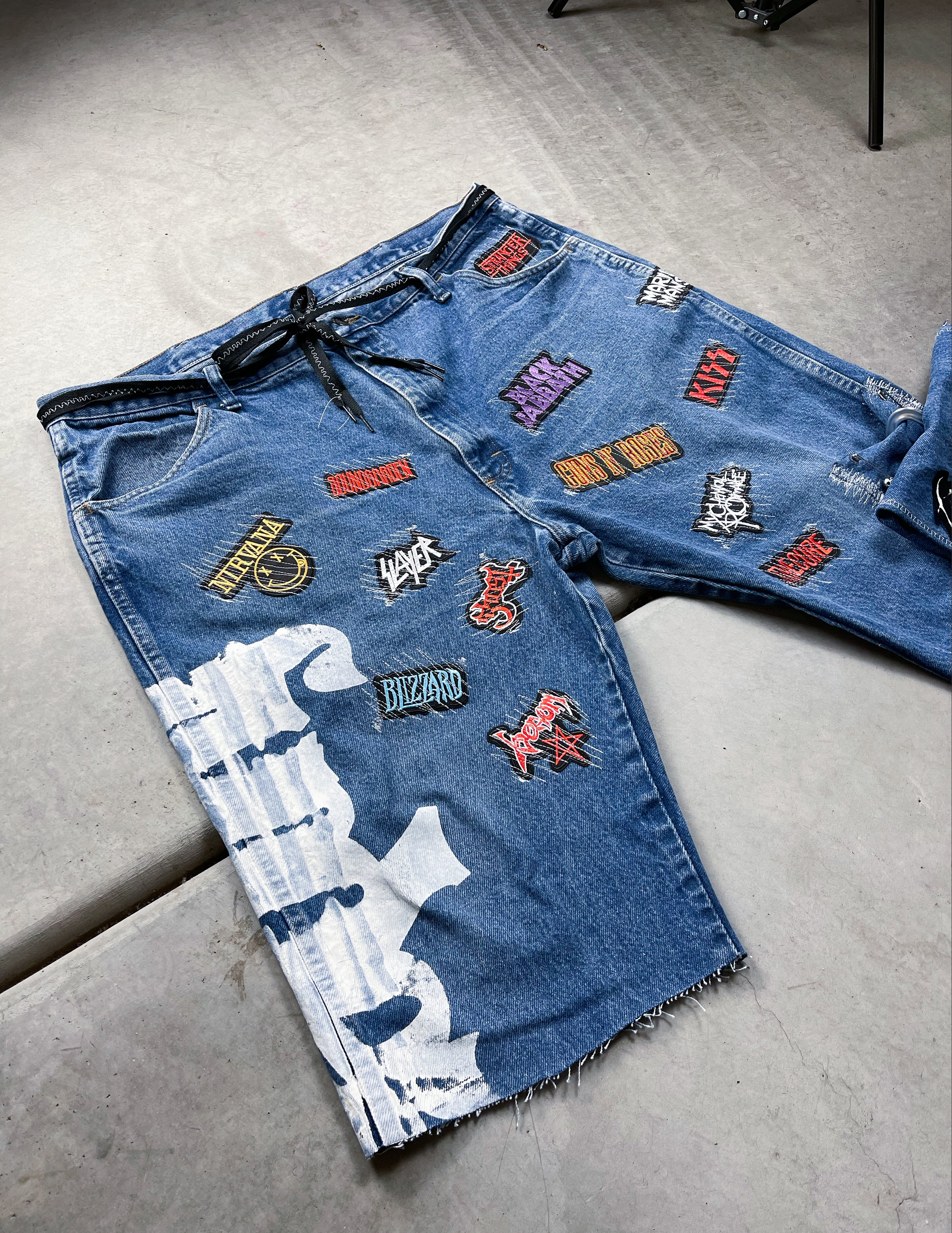 Pantalones cortos Rockstar V1 azules