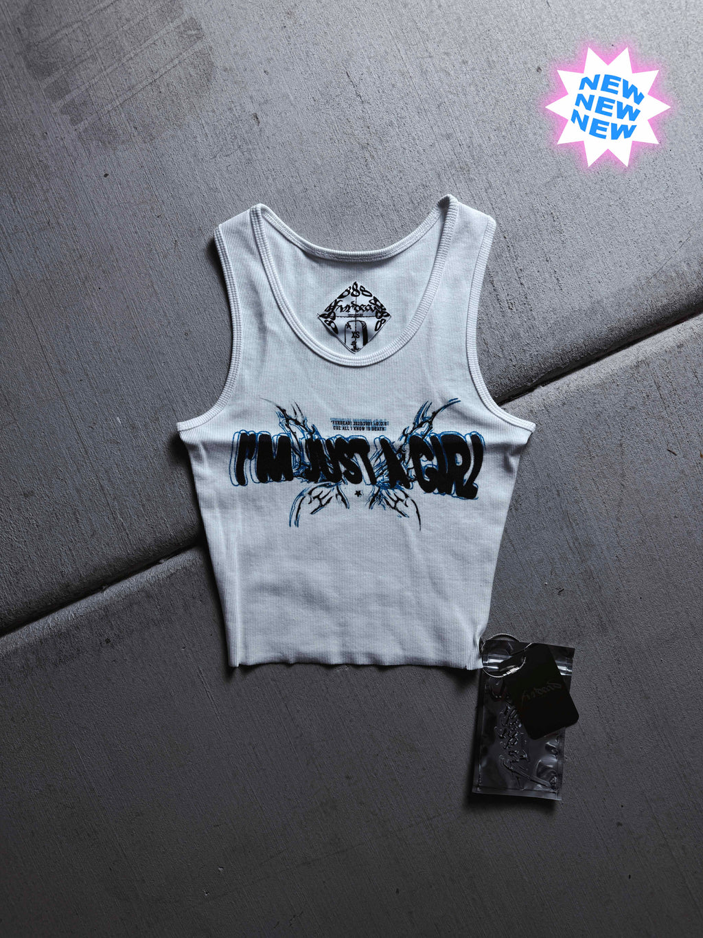 I'm Just a Girl Tank Top V2