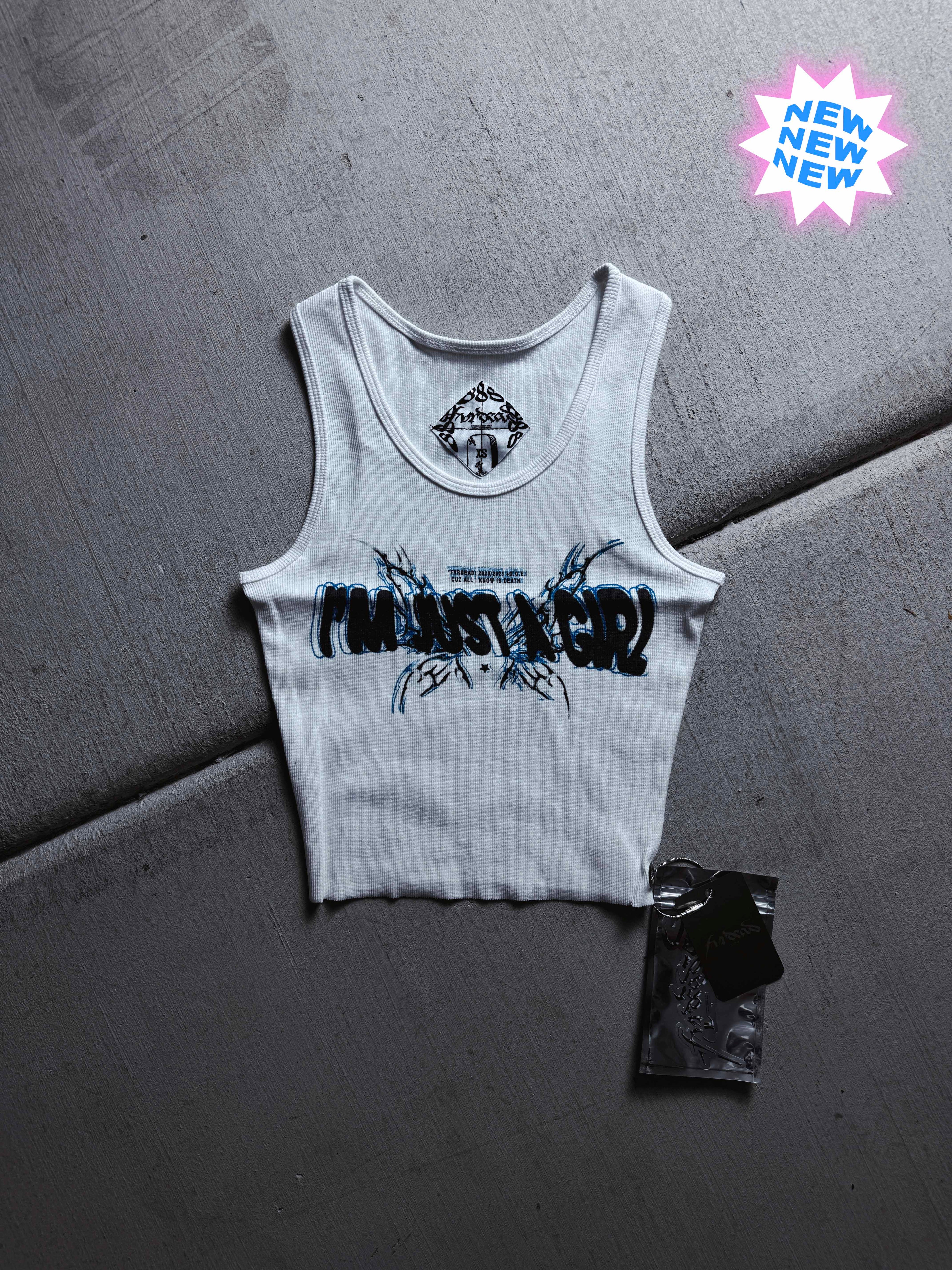 I'm Just a Girl Tank Top V2