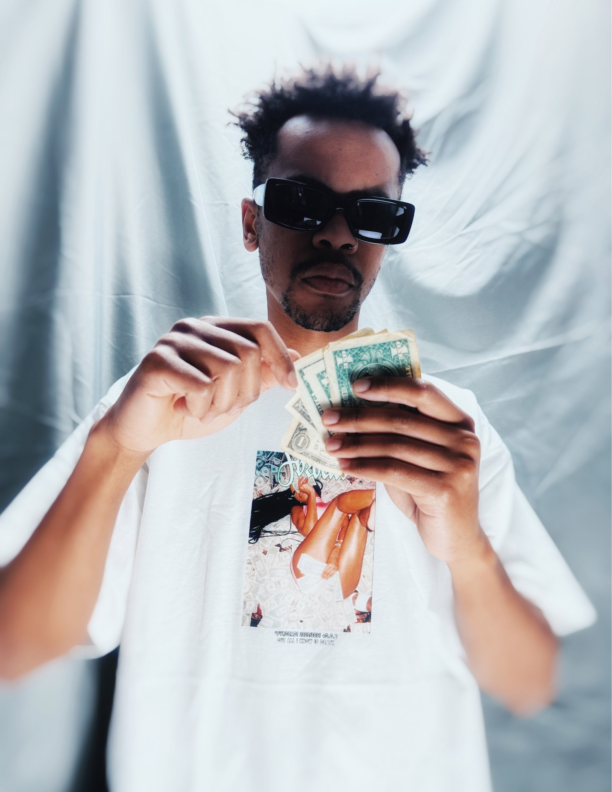 Camiseta blanca de Rack City