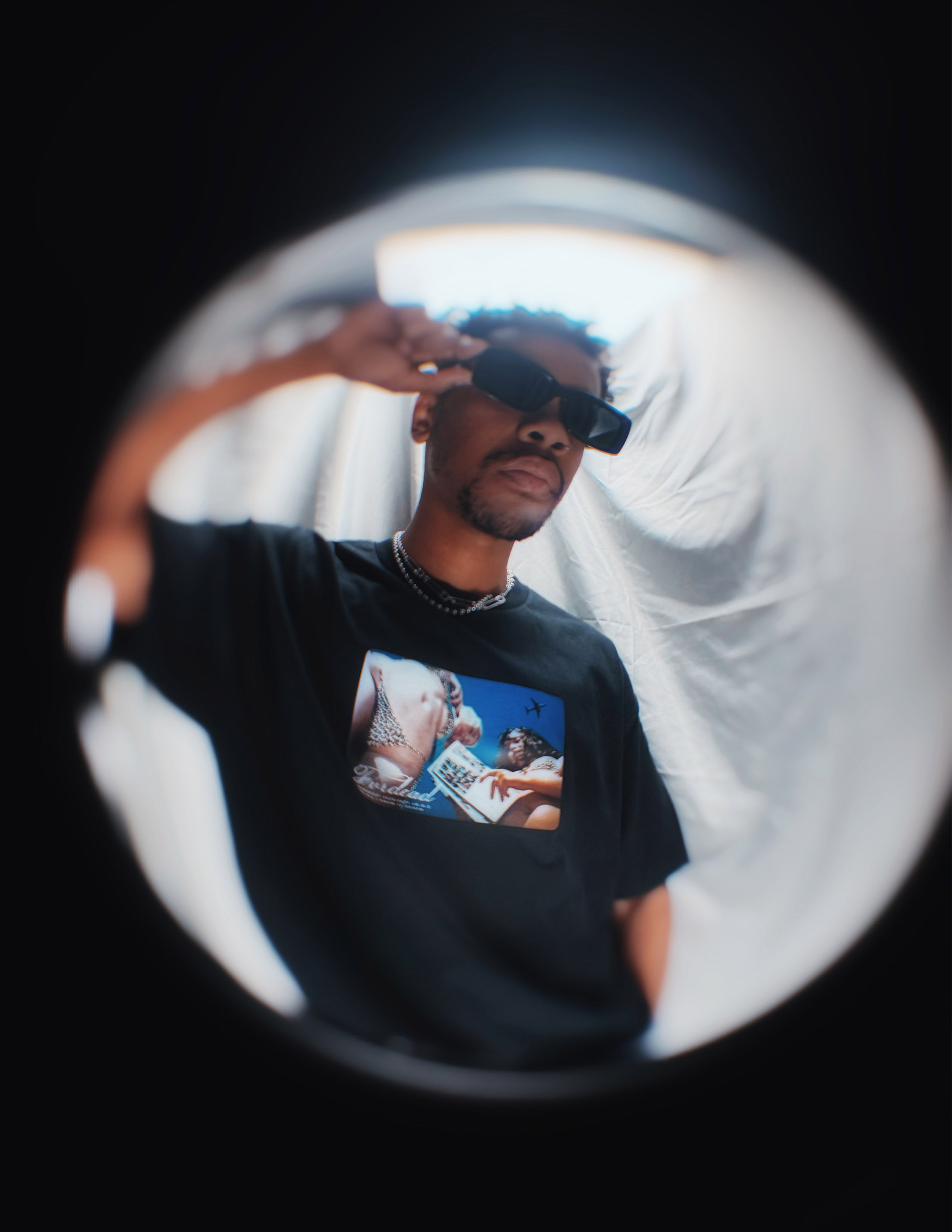 Camiseta negra Mile High Club