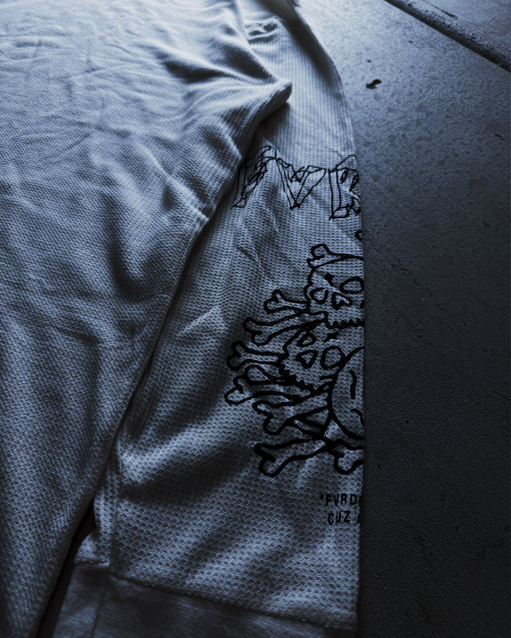 Natural Thermal Waffle Knit LongSleeve