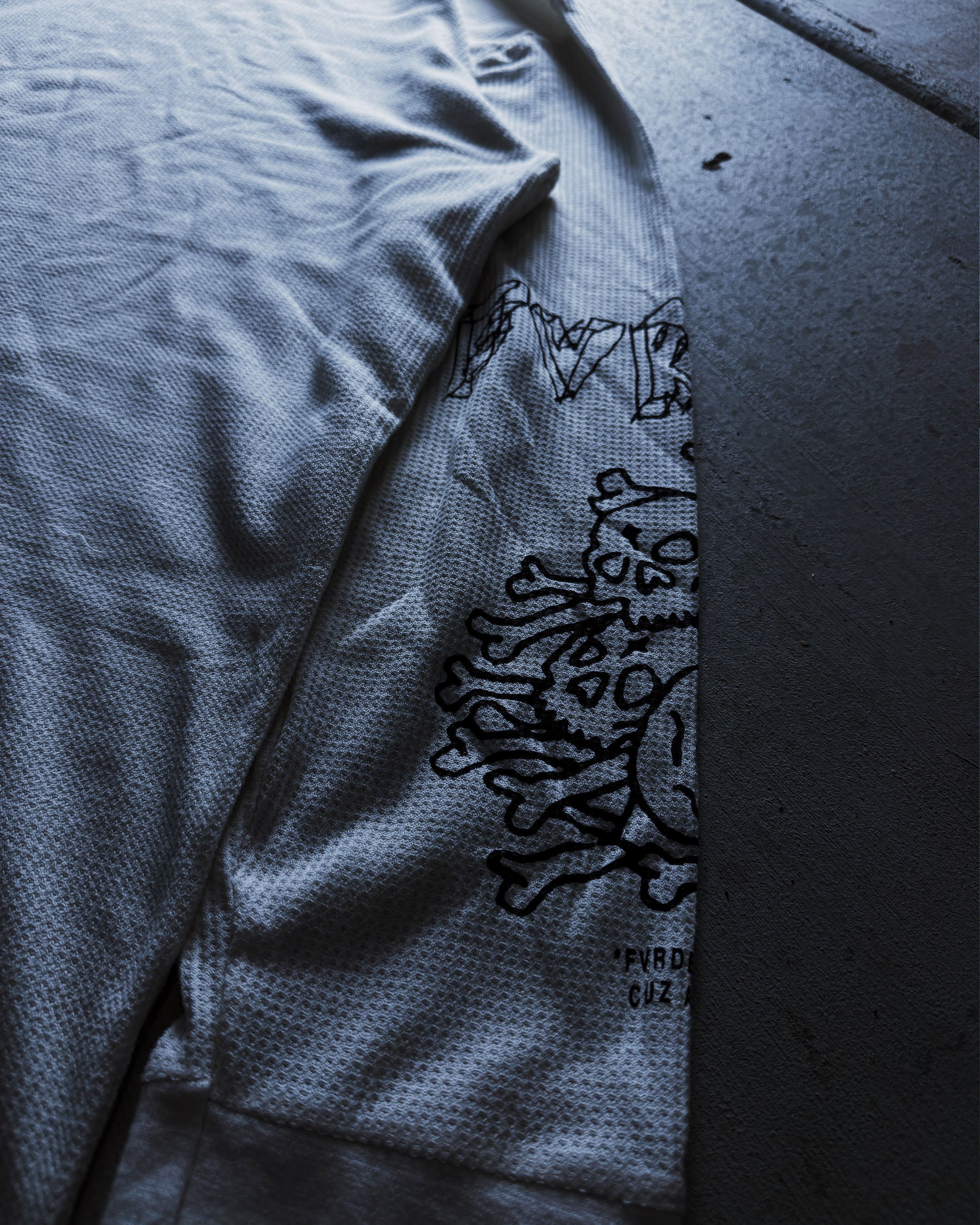 Natural Thermal Waffle Knit LongSleeve