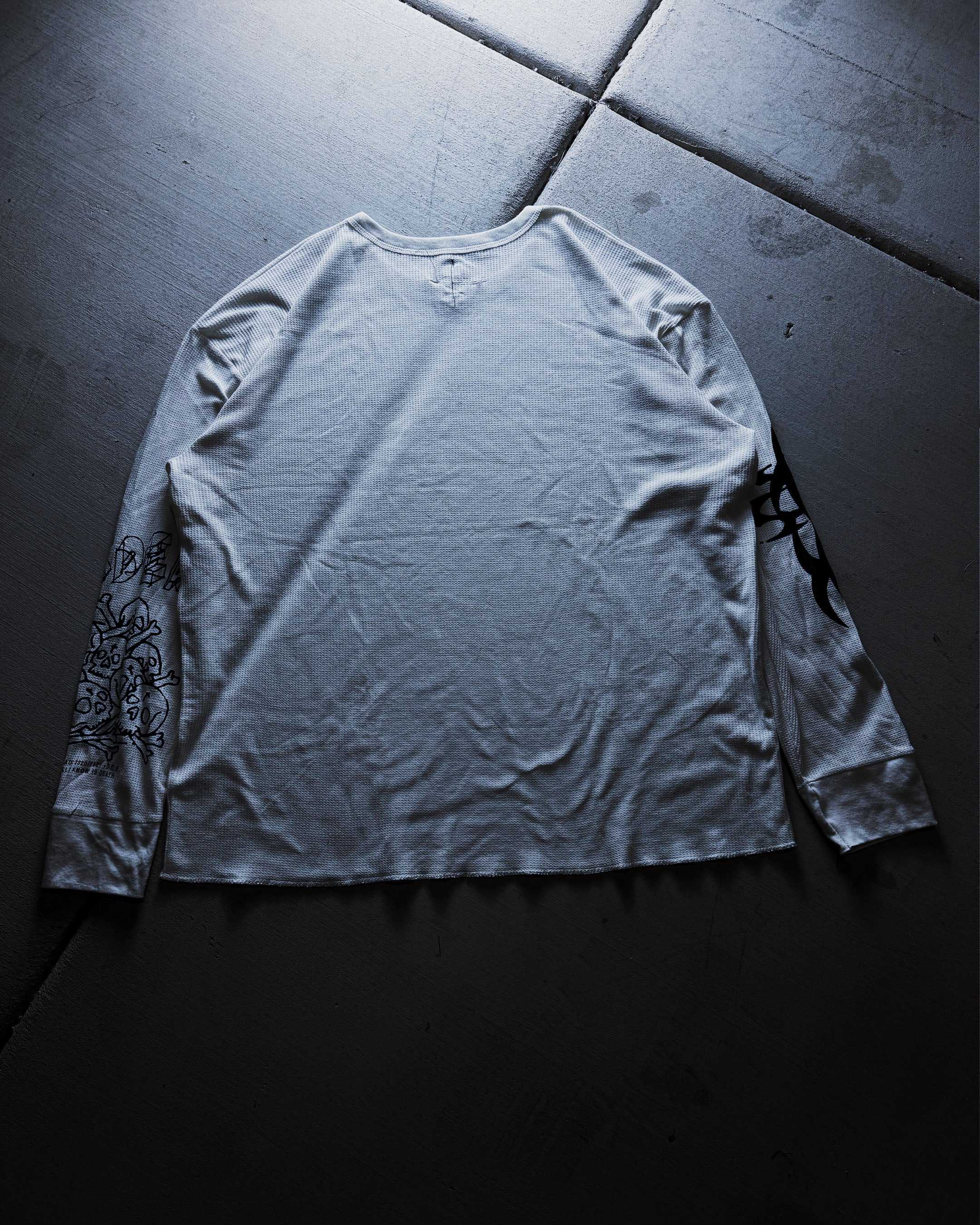 Natural Thermal Waffle Knit LongSleeve