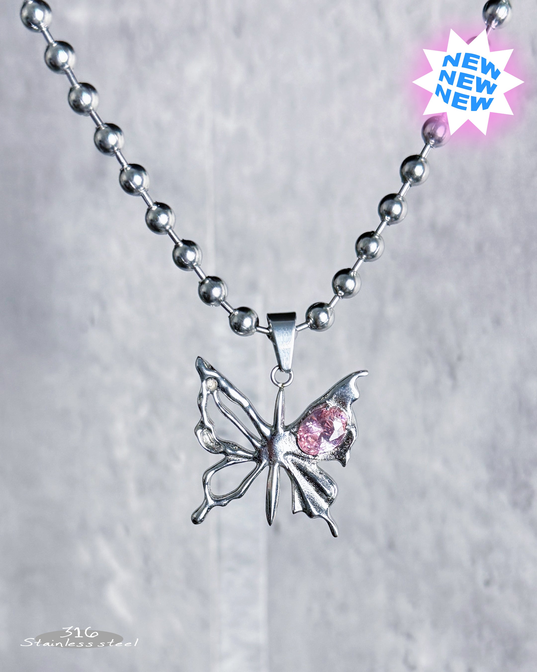 Pretty Deadly Wings necklace