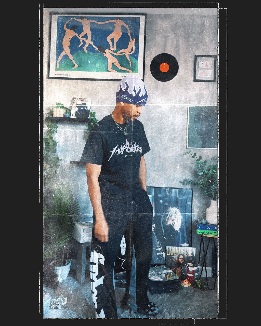 Purple Haze Flame Logo Tee