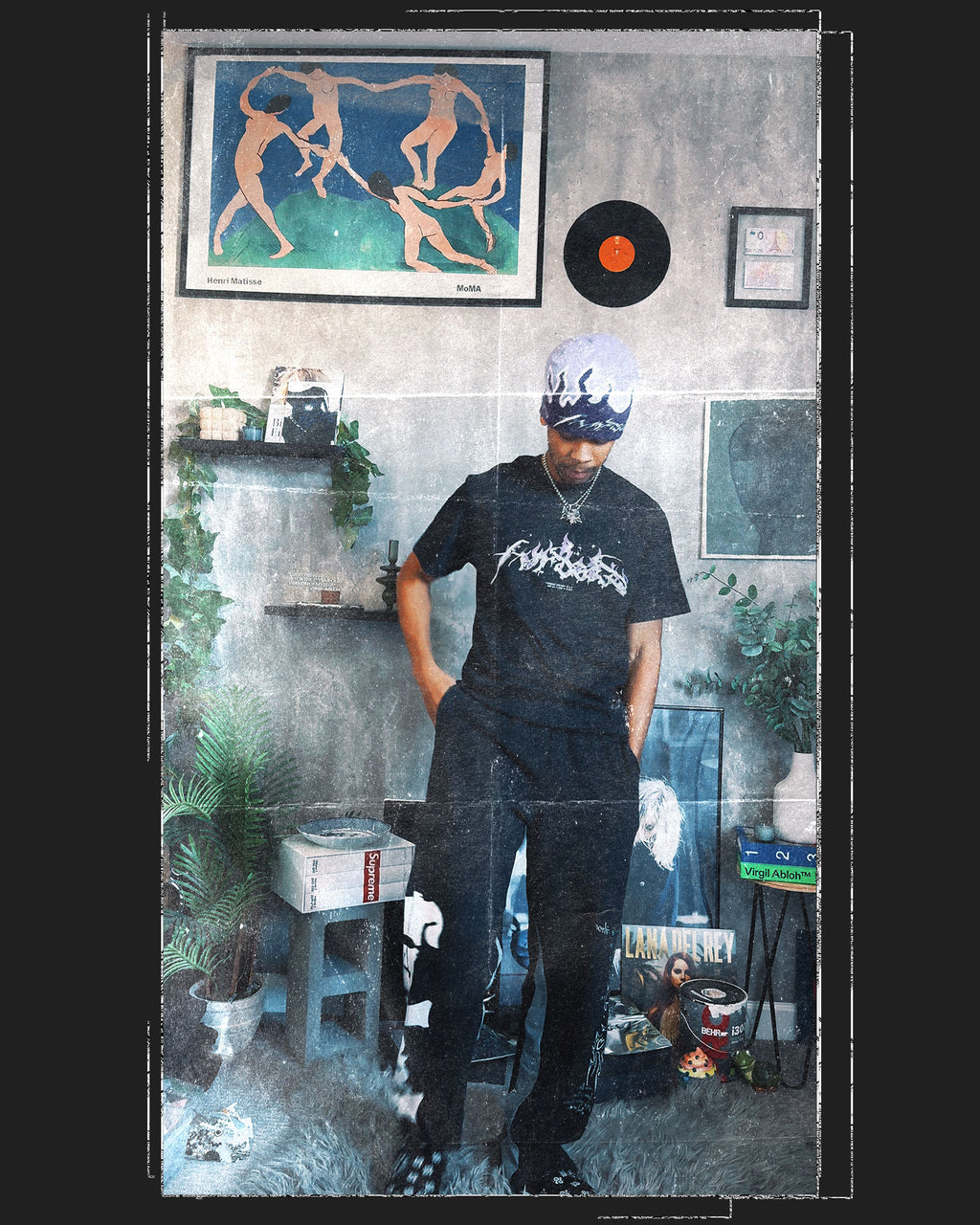 Purple Haze Flame Logo Tee