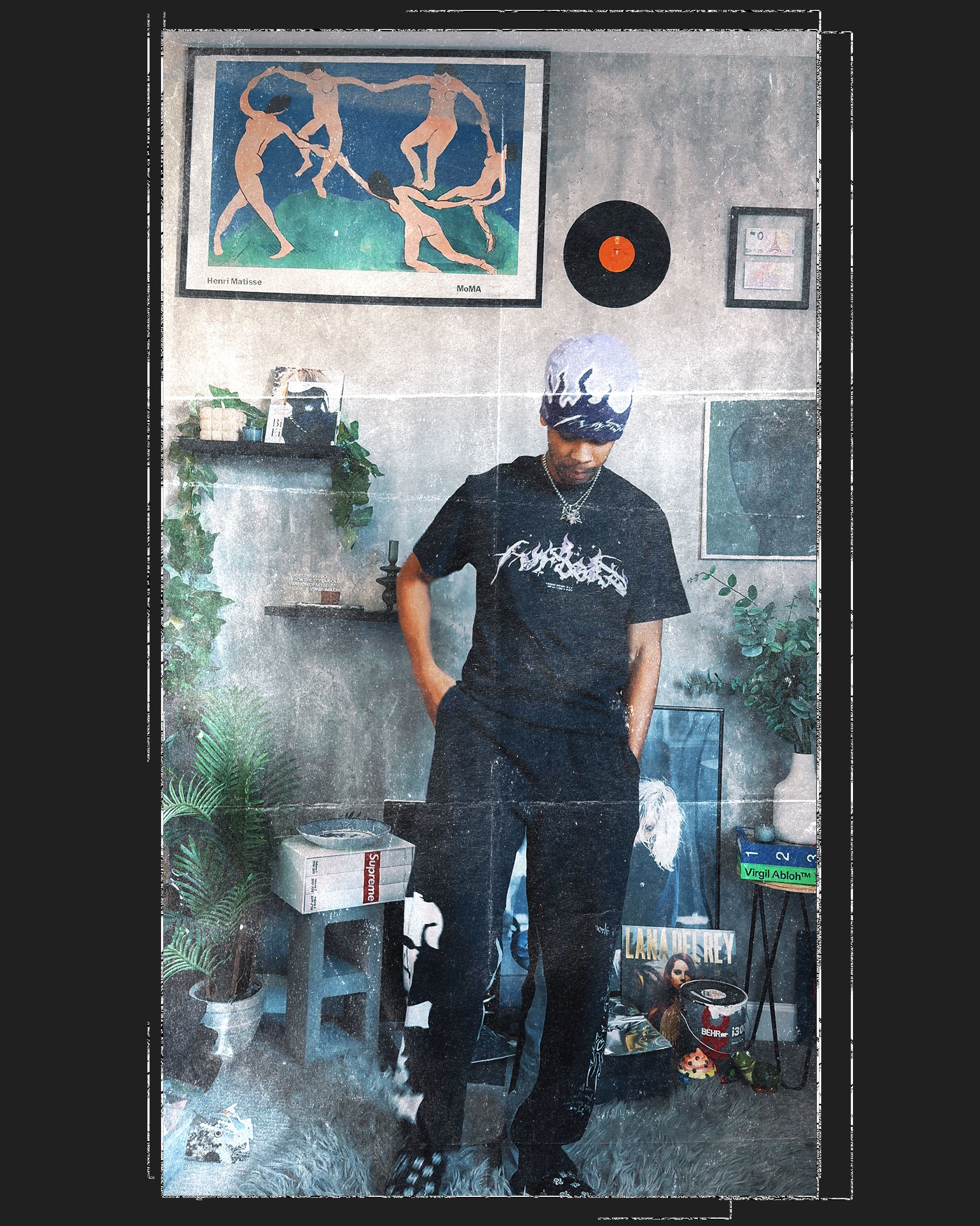 Purple Haze Flame Logo Tee