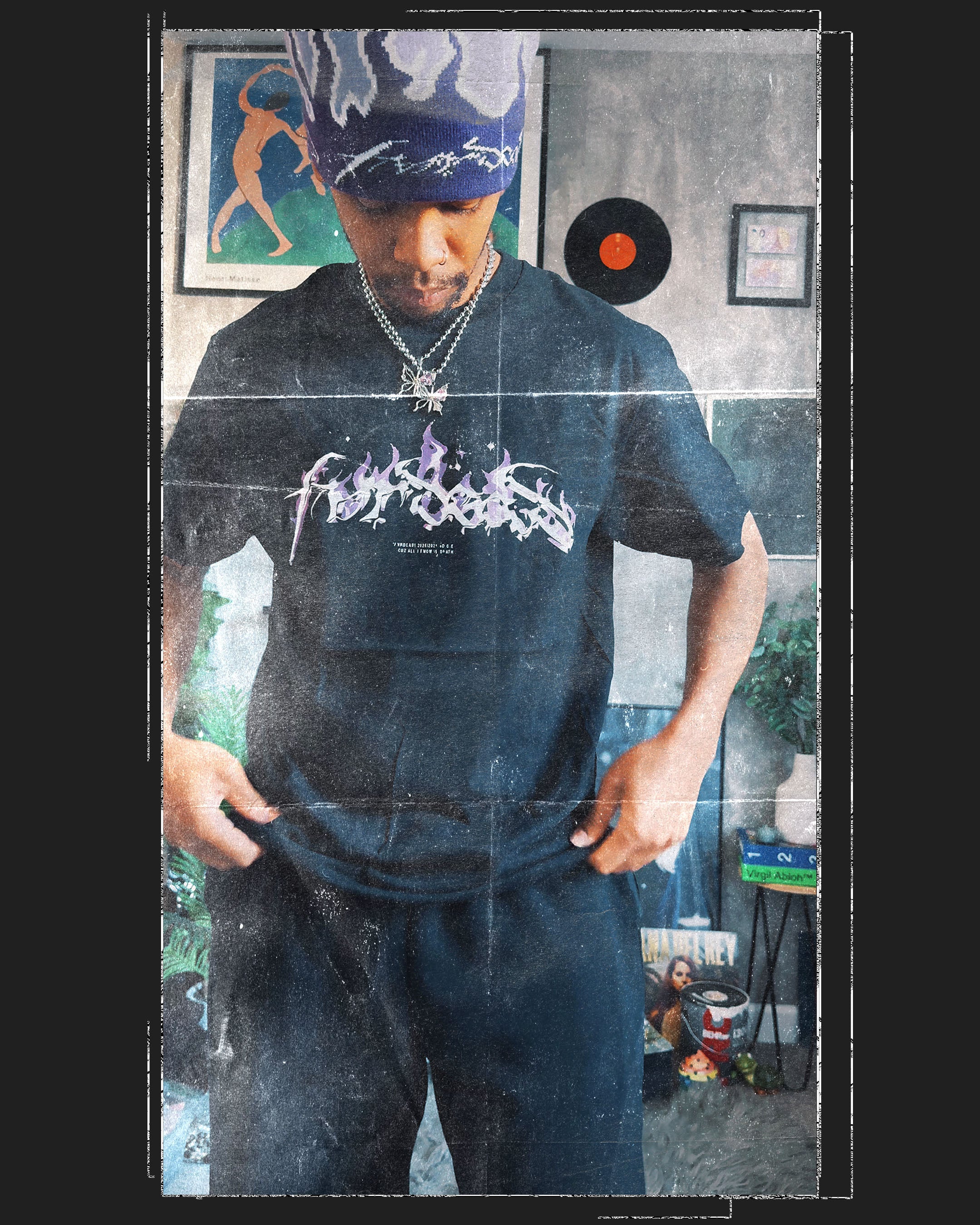 Purple Haze Flame Logo Tee