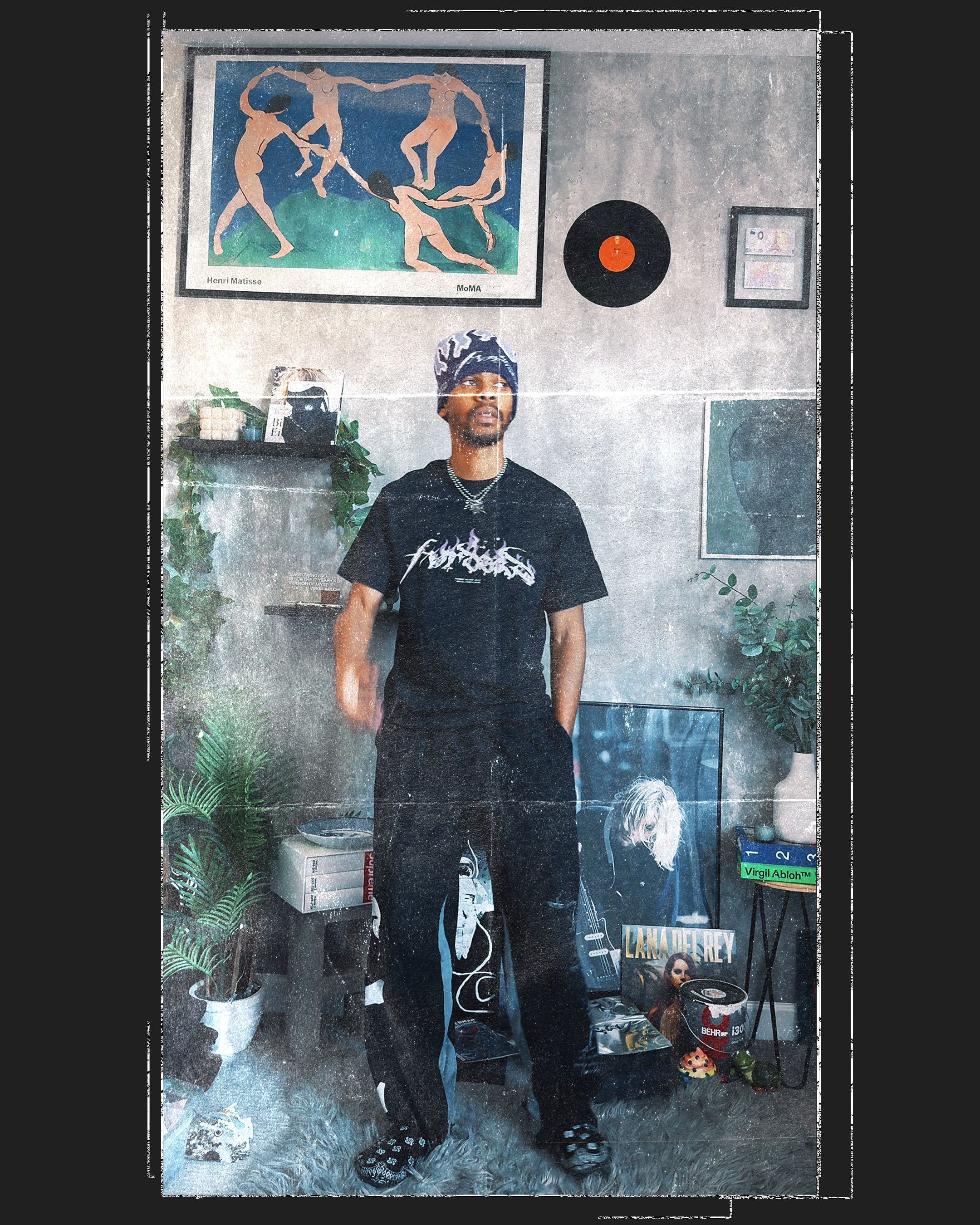 Purple Haze Flame Logo Tee